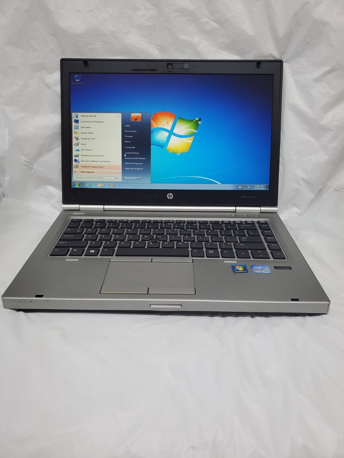 HP EliteBook Laptop I5 -3320M 14″ Core i5 8GB RAM 256GB SSD Windows 7 2.60GHZ