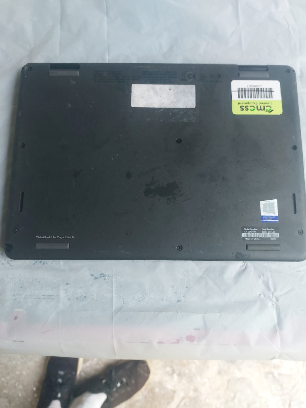 Lenovo ThinkPad 11e Yoga Gen 6 11″ Touchscreen i3 8GB 256GB SSD Win Black