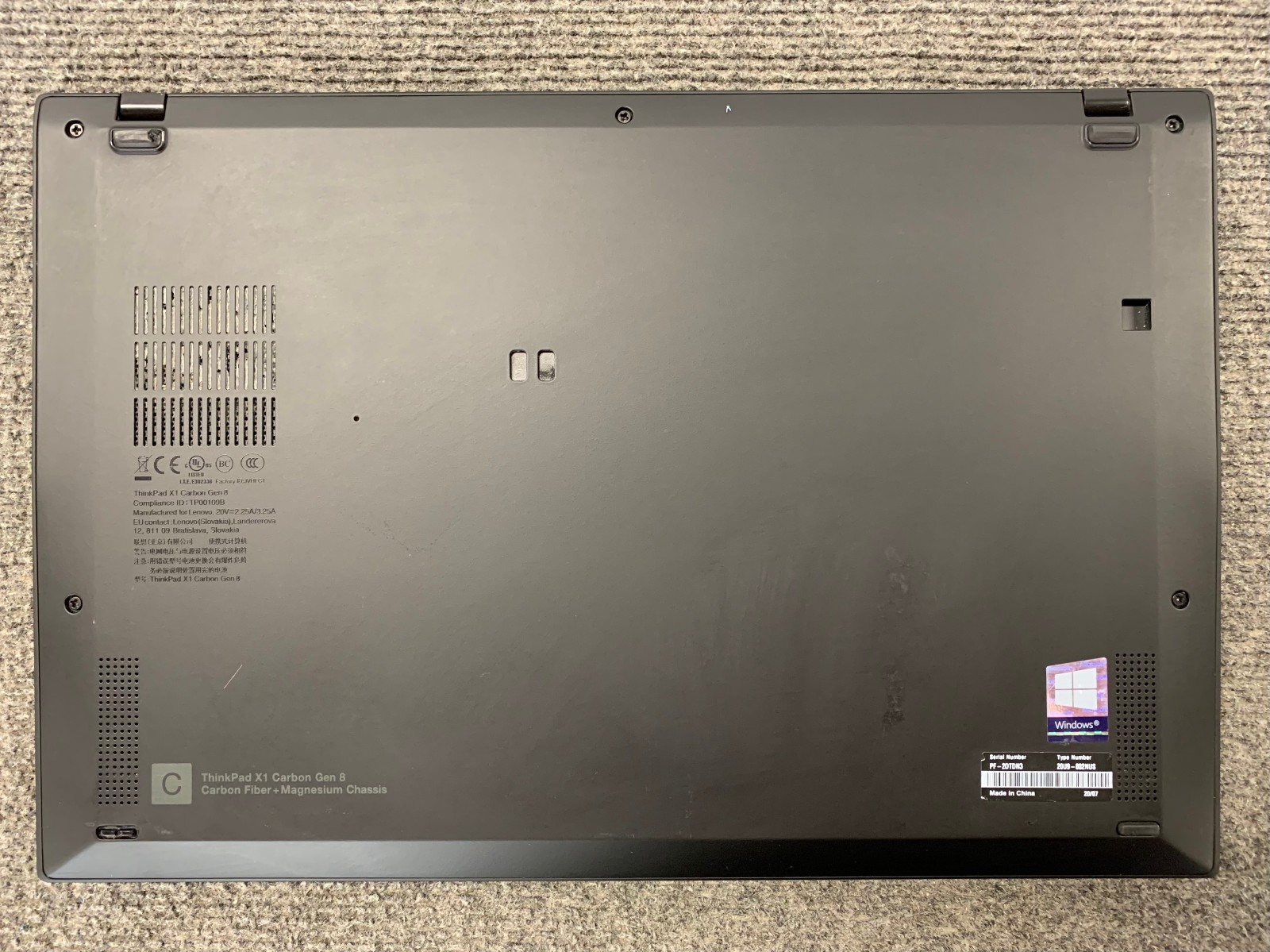 Lenovo ThinkPad X1 Carbon Gen 8 2K 14″ Laptop i7-10610U 16GB RAM 512GB NVMe
