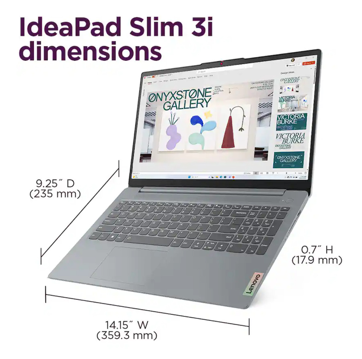 Lenovo IdeaPad Slim 3i 15.6″ Full HD Laptop Intel Core I3-N305 8GB Memory 128GB