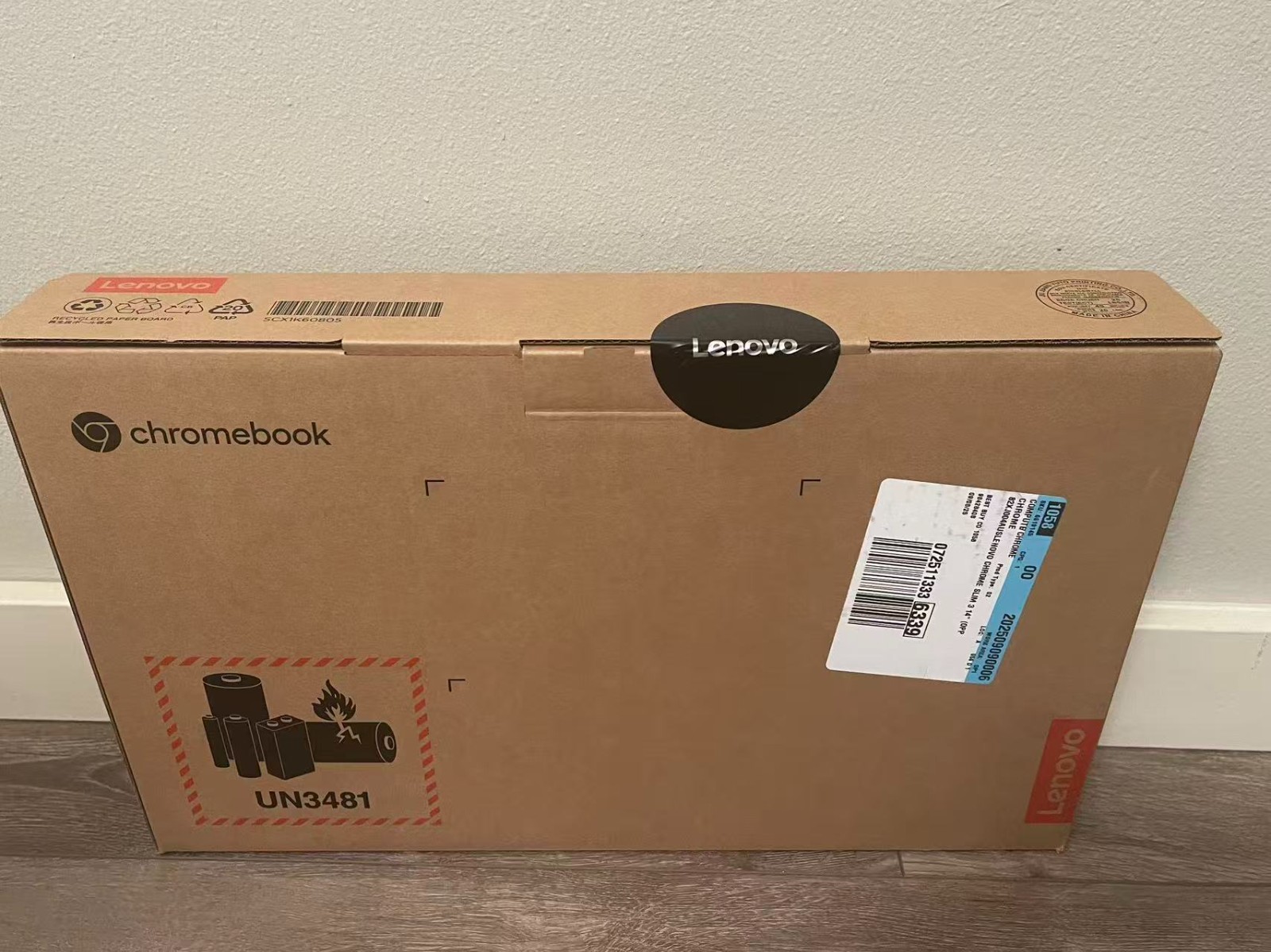 NEW Lenovo IdeaPad Slim 3 Chromebook 14″ Full HD Laptop 4GB 64GB eMMC Abyss Blue
