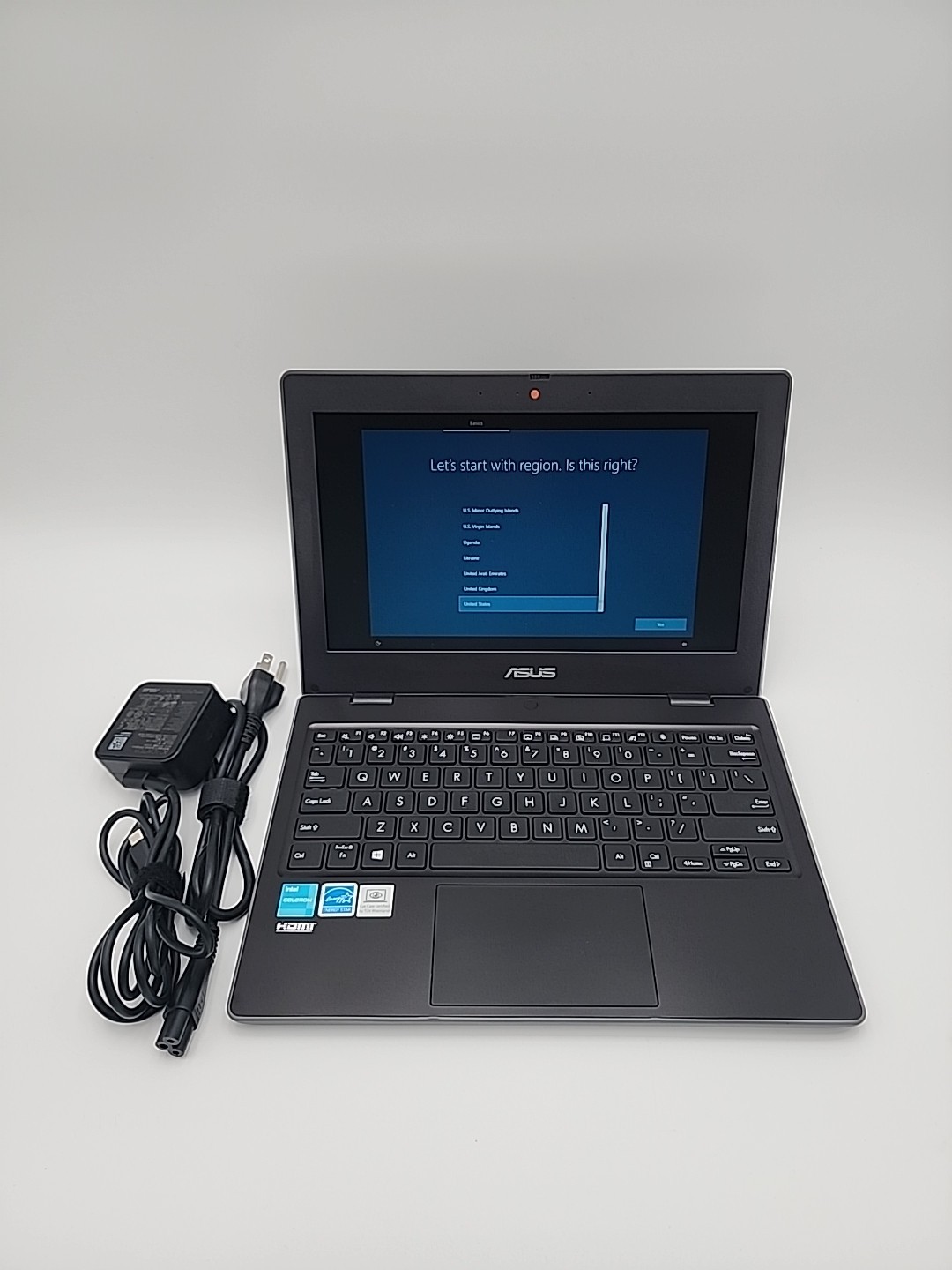 Asus BR1100CK 11.6” HD Laptop Intel Celeron N4500 4GB DDR4 RAM 64GB