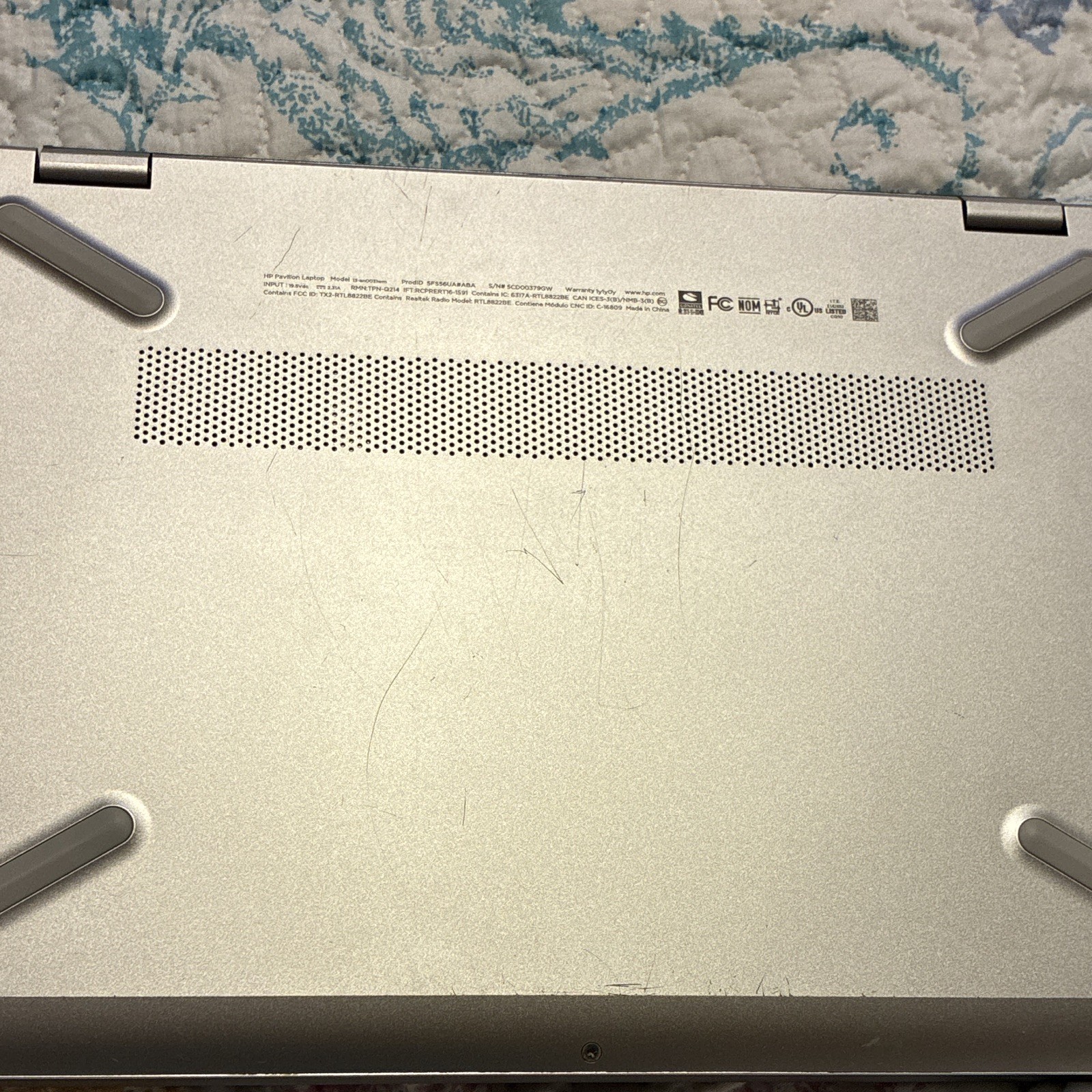 HP Pavilion 14in Laptop Intel Core i3 8th Gen Silver Windows Webcam HDMI USB 3.0