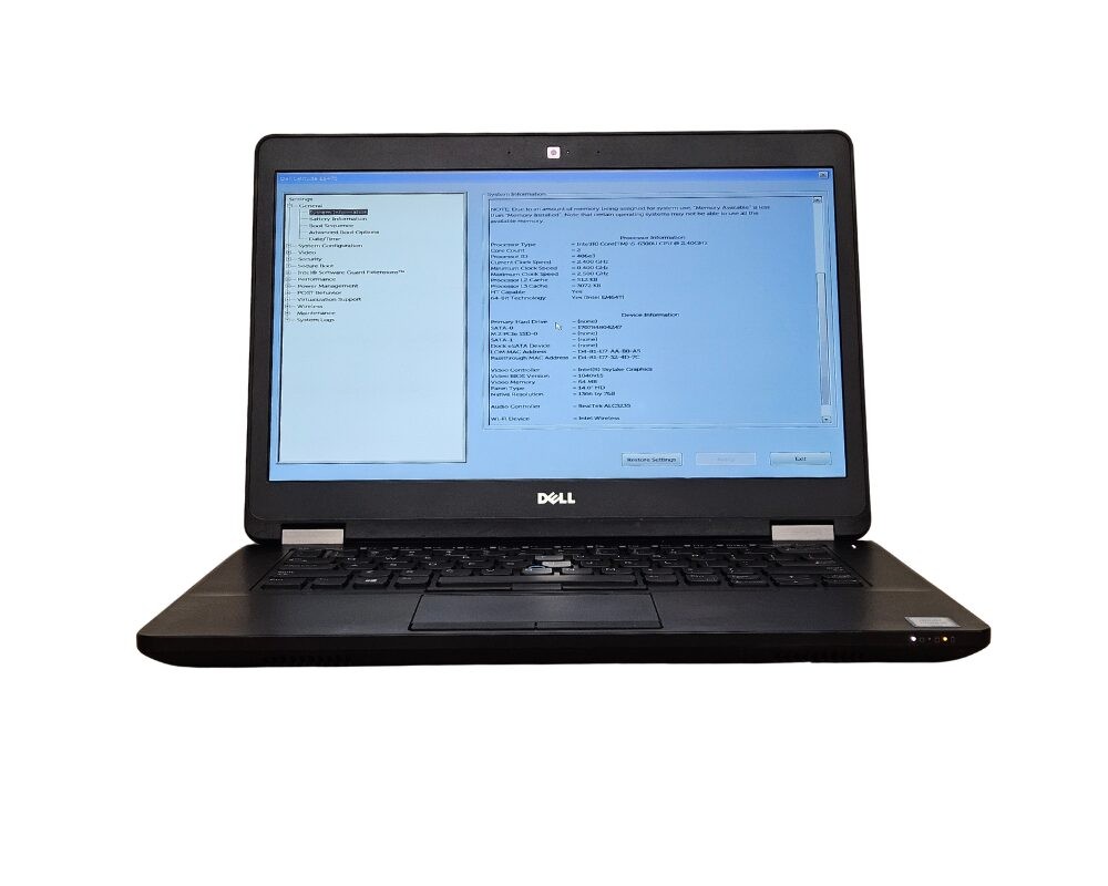 -READ- Dell Latitude E5470 Laptop i5-6300U 2.4GHz CPU 8GB RAM 256GB SSD Win 10