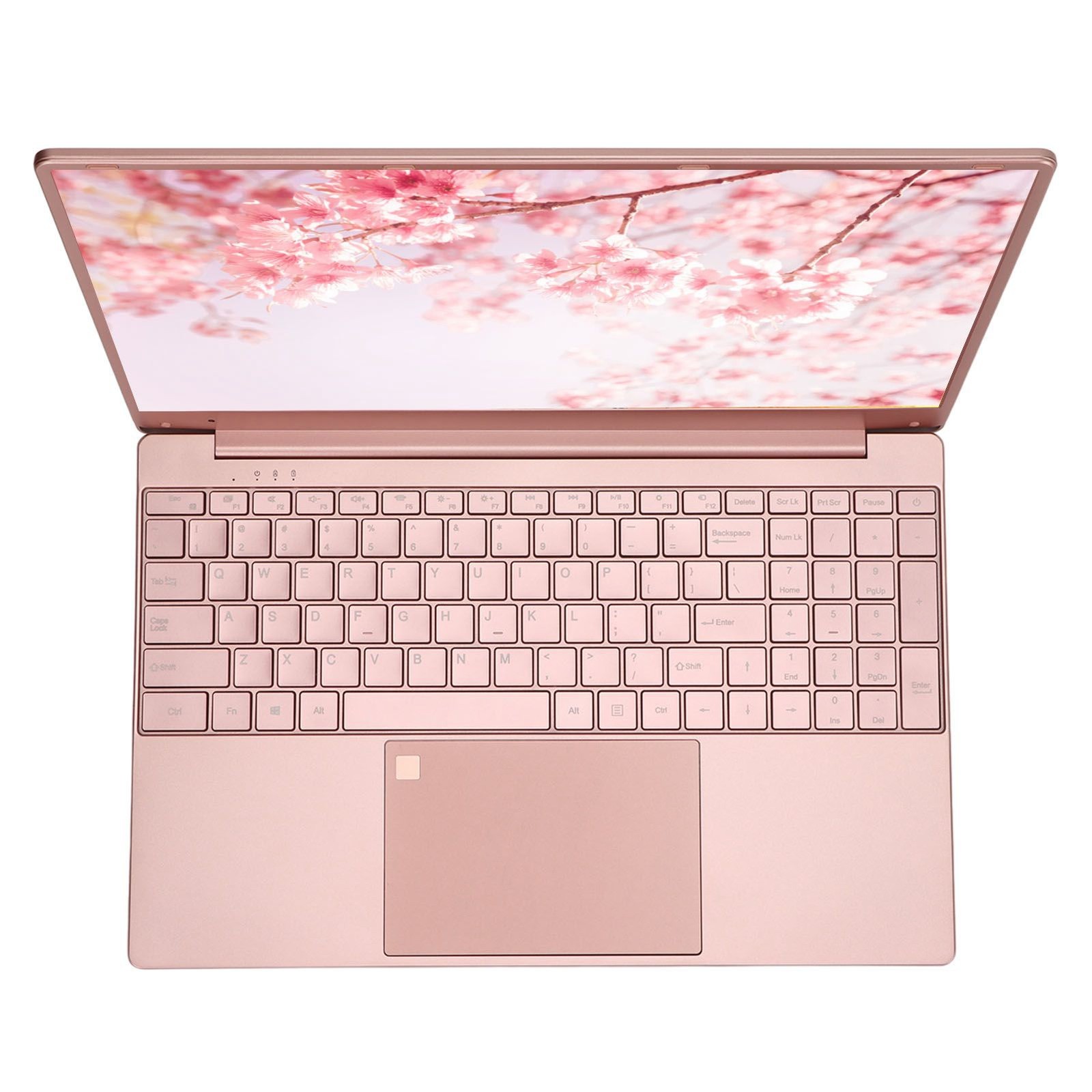 15.6in Laptop For N5095 CPU For Win11 Pink Laptop With Fingerprint Keypad B GQDZ