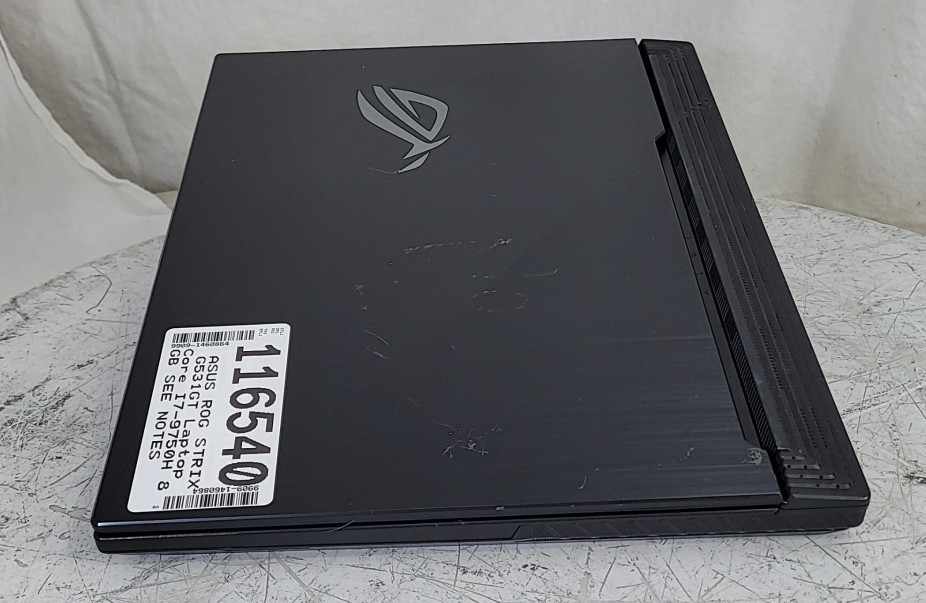 ASUS ROG STRIX G531GT Laptop Core I7-9750H 8GB SEE NOTES