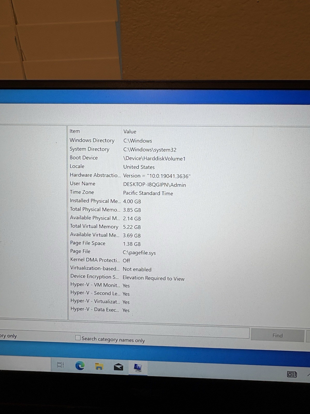 Dell XPS 13 9350, Intel Core i3-6100U @2.30Ghz, 4GB RAM, 128GB SSD, W10