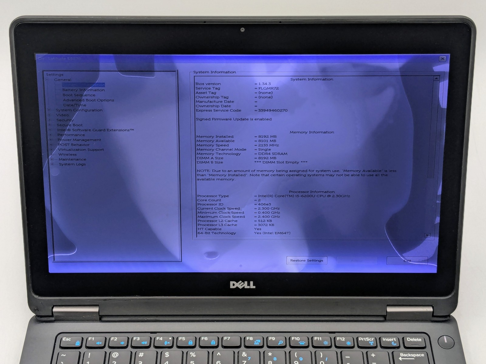 Dell Latitude E5270 12″ FHD Touch I5-6200U 512GB SSD 8GB W11P Webcam *READ*
