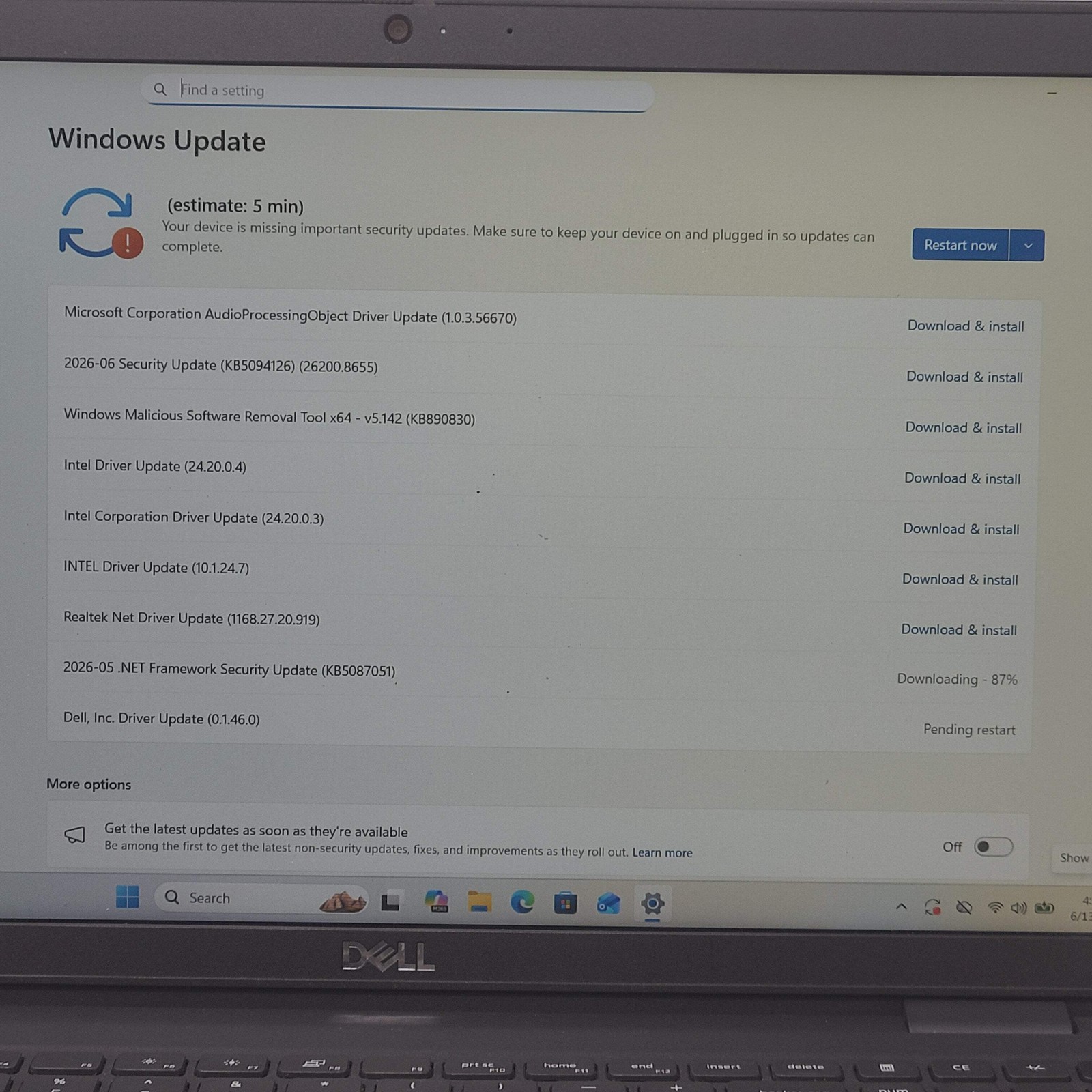 Dell Latitude 3520 15.6″ i5-1135G7 2.4GHz 16GB RAM 256GB SSD