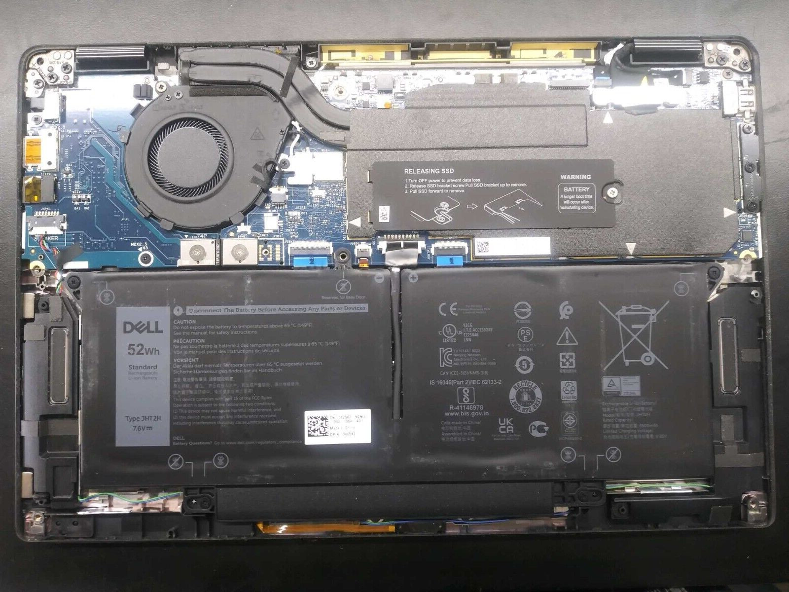 Dell Latitude 7310 Laptop i7-10610U 1.8GHz AS-IS for Parts and Non-Functional