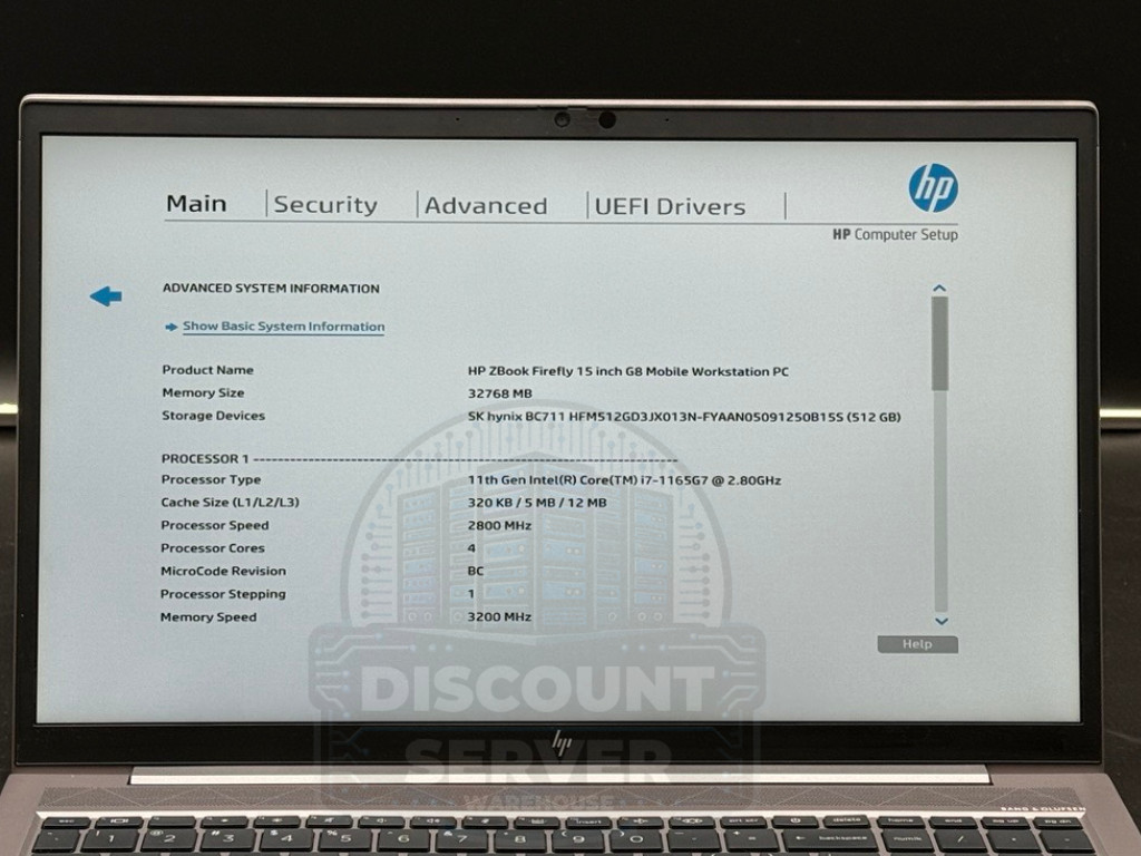 HP ZBook Firefly 15″ G8 Mobile Workstation i7-1165G7 @2.8 32GB 512SSD Win11 #104