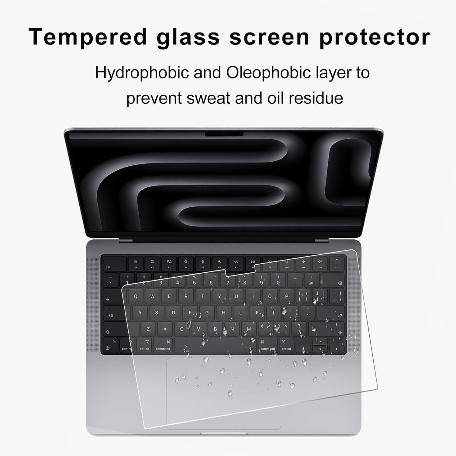 9H Tempered Glass 16″ Screen Protector for 2026 MacBook Pro 16.2 Inch Screen
