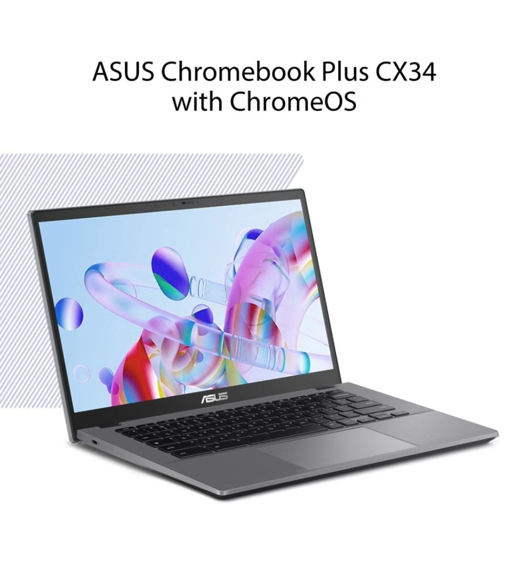 Chromebook Plus CX34 pantalla 14″, Intel Core 5 120U, 16 GB RAM, SSD 256 GB,