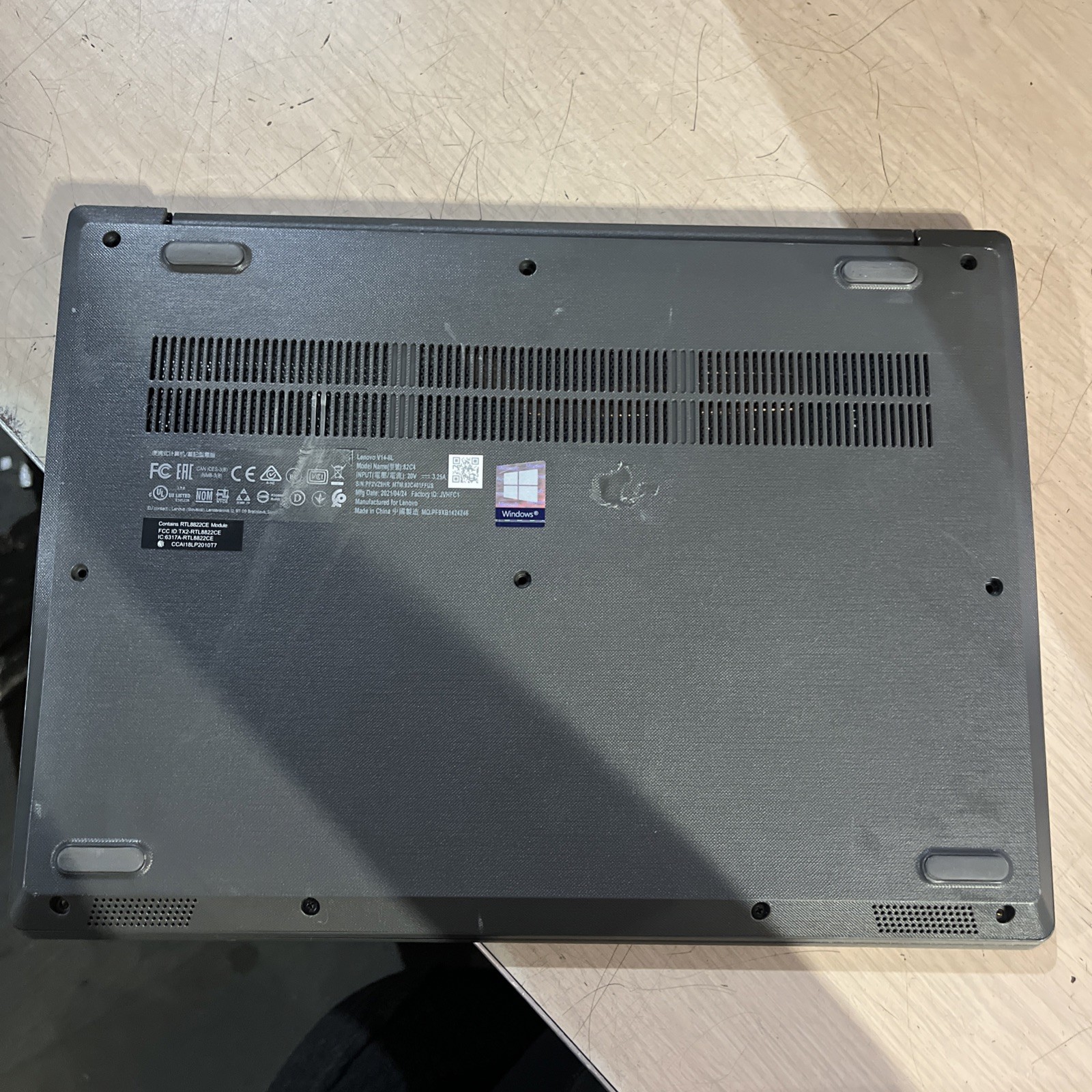 LENOVO V14-IIL INTEL CORE I3-1005G1 1.20GHZ 8GB RAM NO HD ;