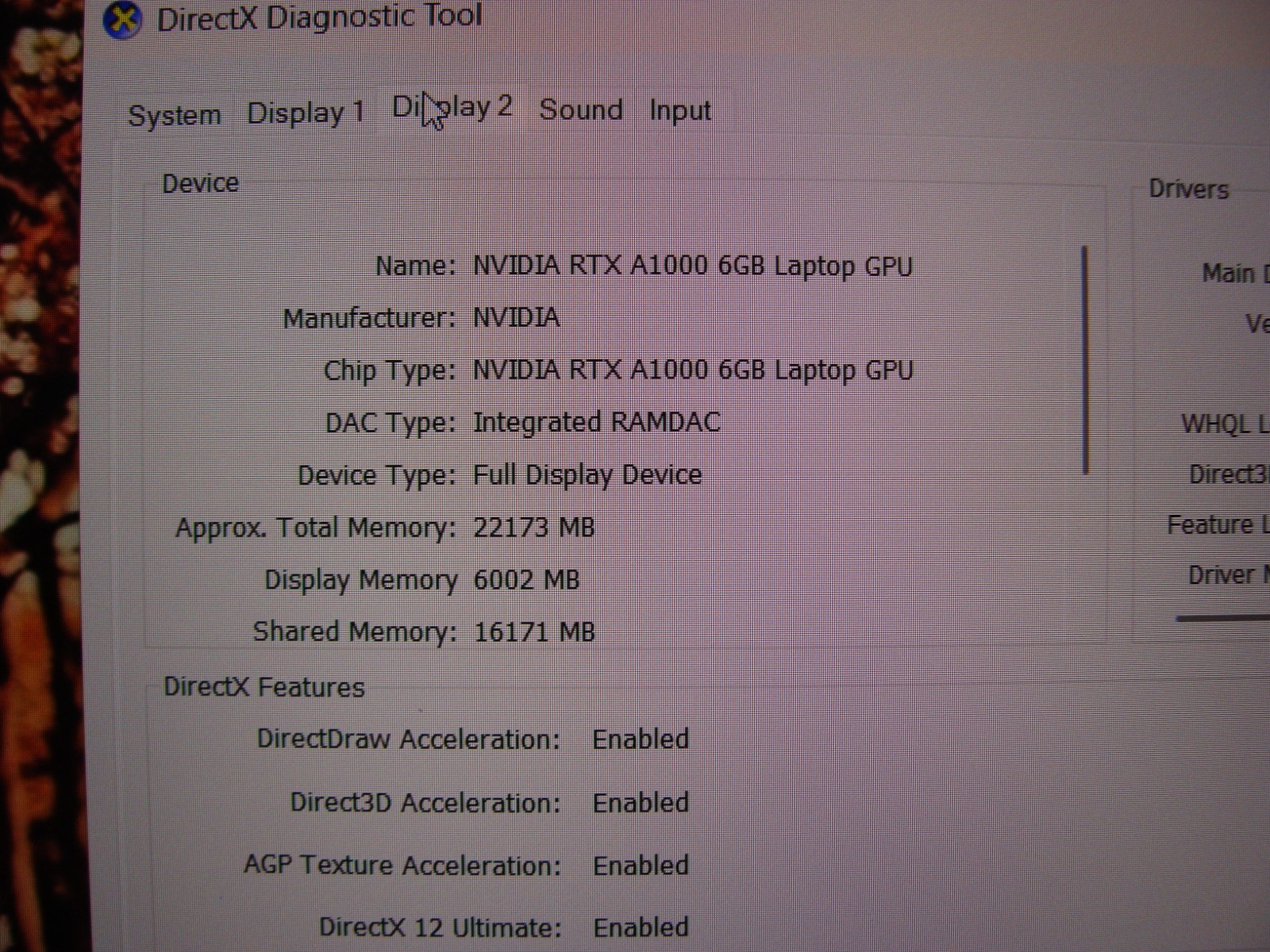 Dell Precision 5680 16″FHD+ i7-13800H max 5.2GHz 32GB 1TB RTX A1000 WRTY 02/2027