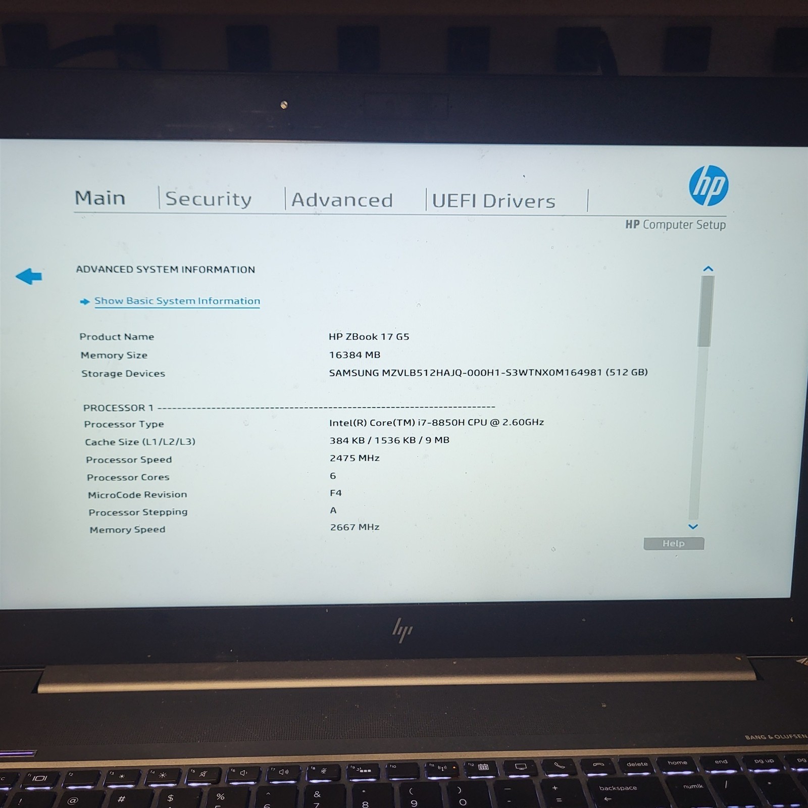 Scratched LCD HP ZBook 17 G5 Laptop Core i7-8850H 2.6GHz 16GB 512GB Quadro P3200