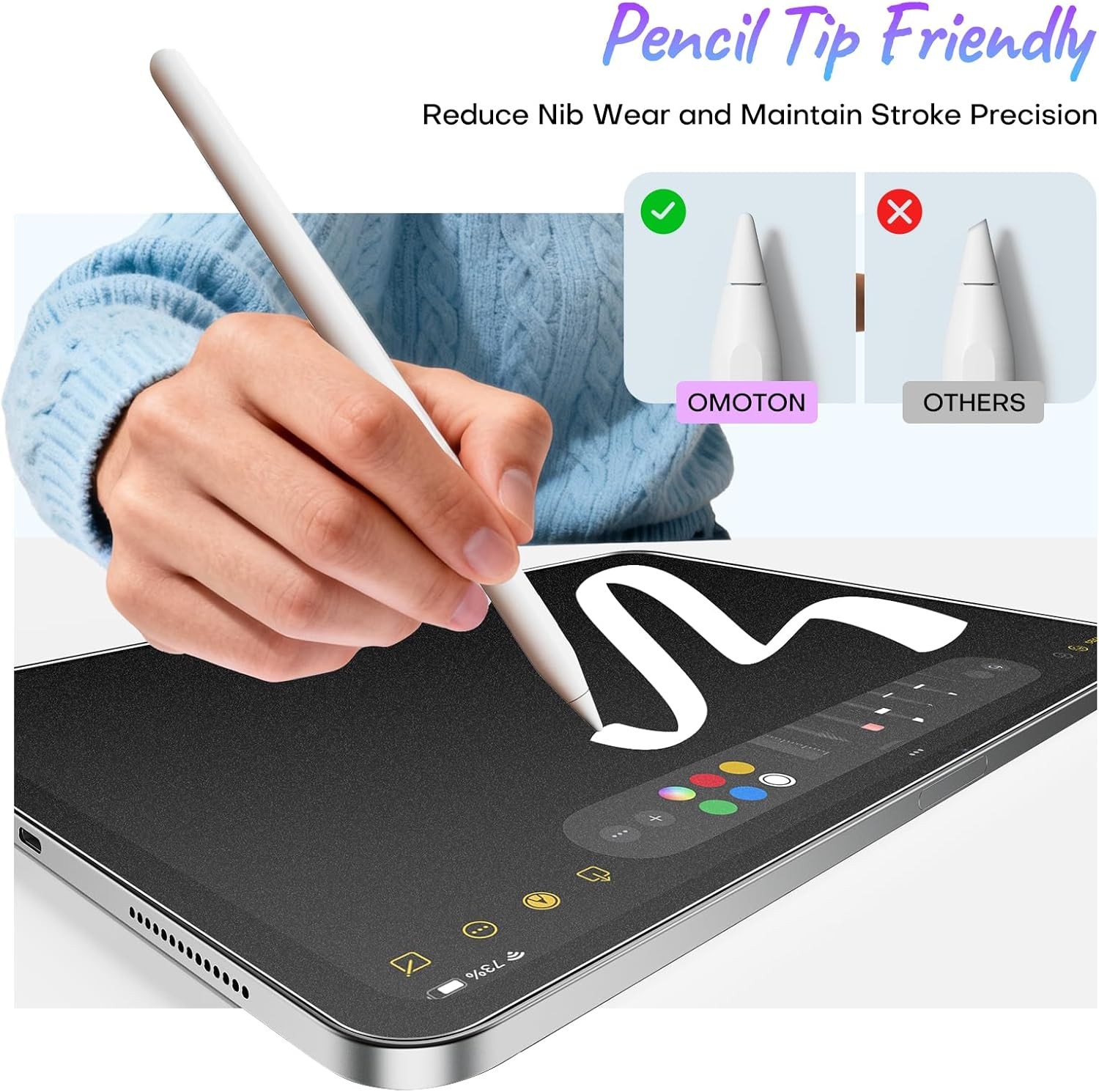 PAPERSENSE 2 Pack Paper Screen Protector for iPad Pro 12.9 inch 2022/2021/2020/2