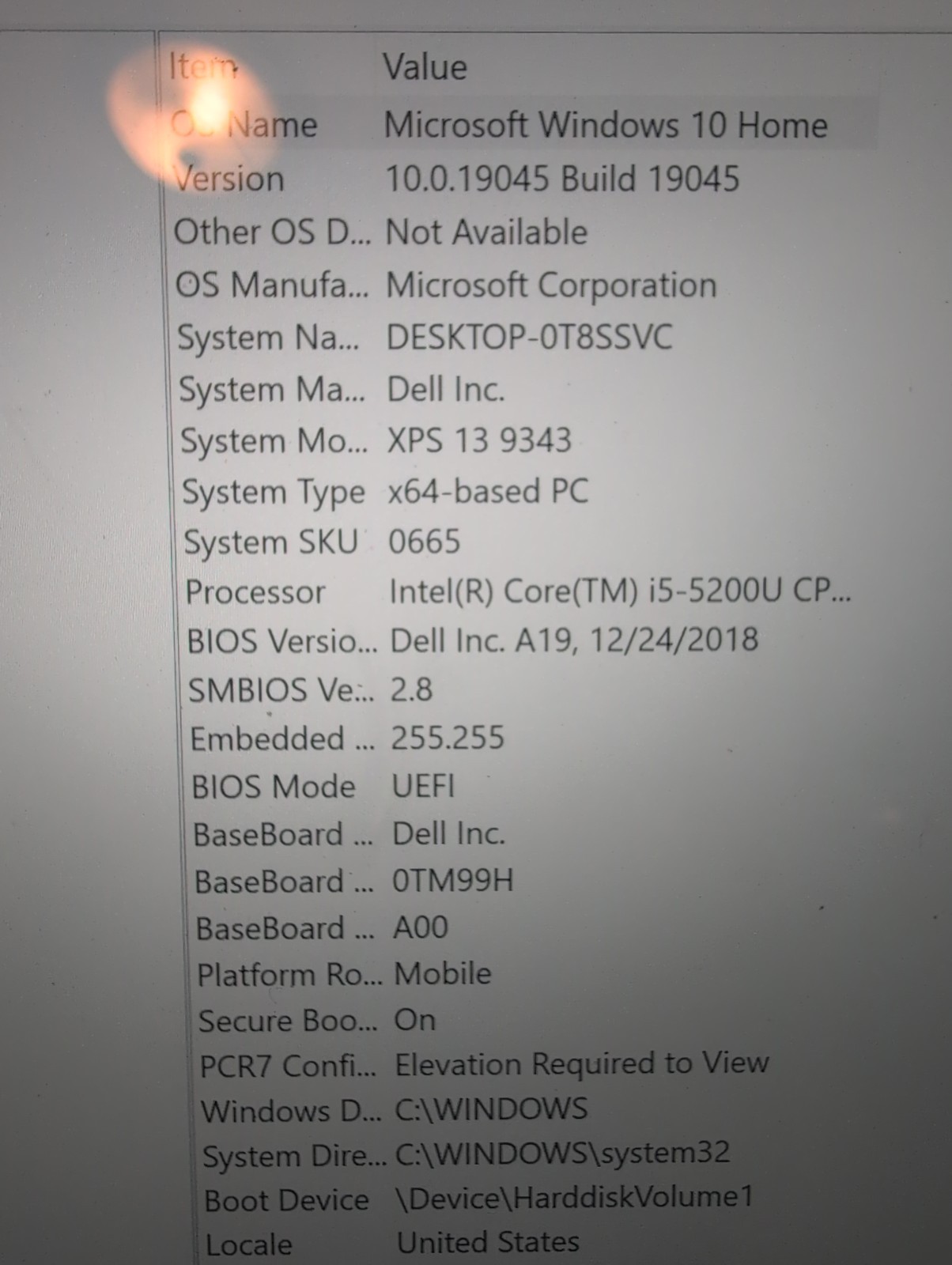 Dell XPS 13 9343 i5-2200 8gb 256 SSD Touch Screen
