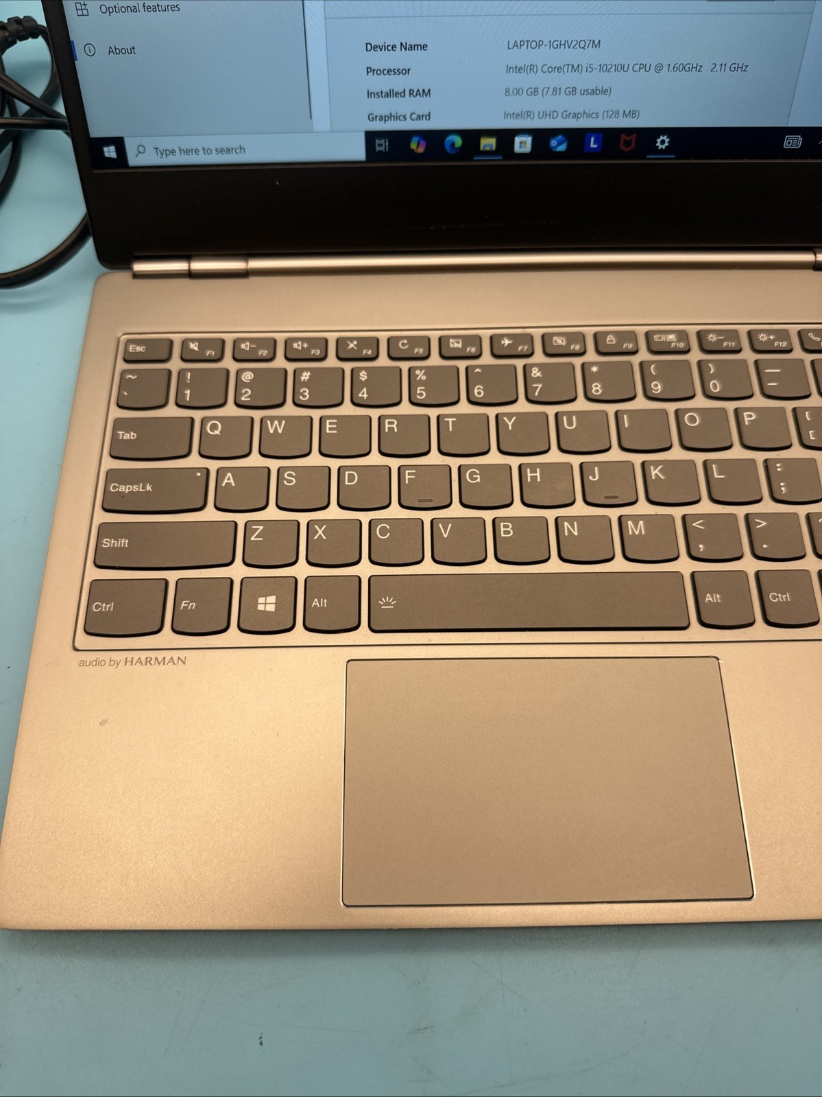 LENOVO ThinkBook 13s-IML i5 10210U 1.60GHz 8 GB 256 SSD