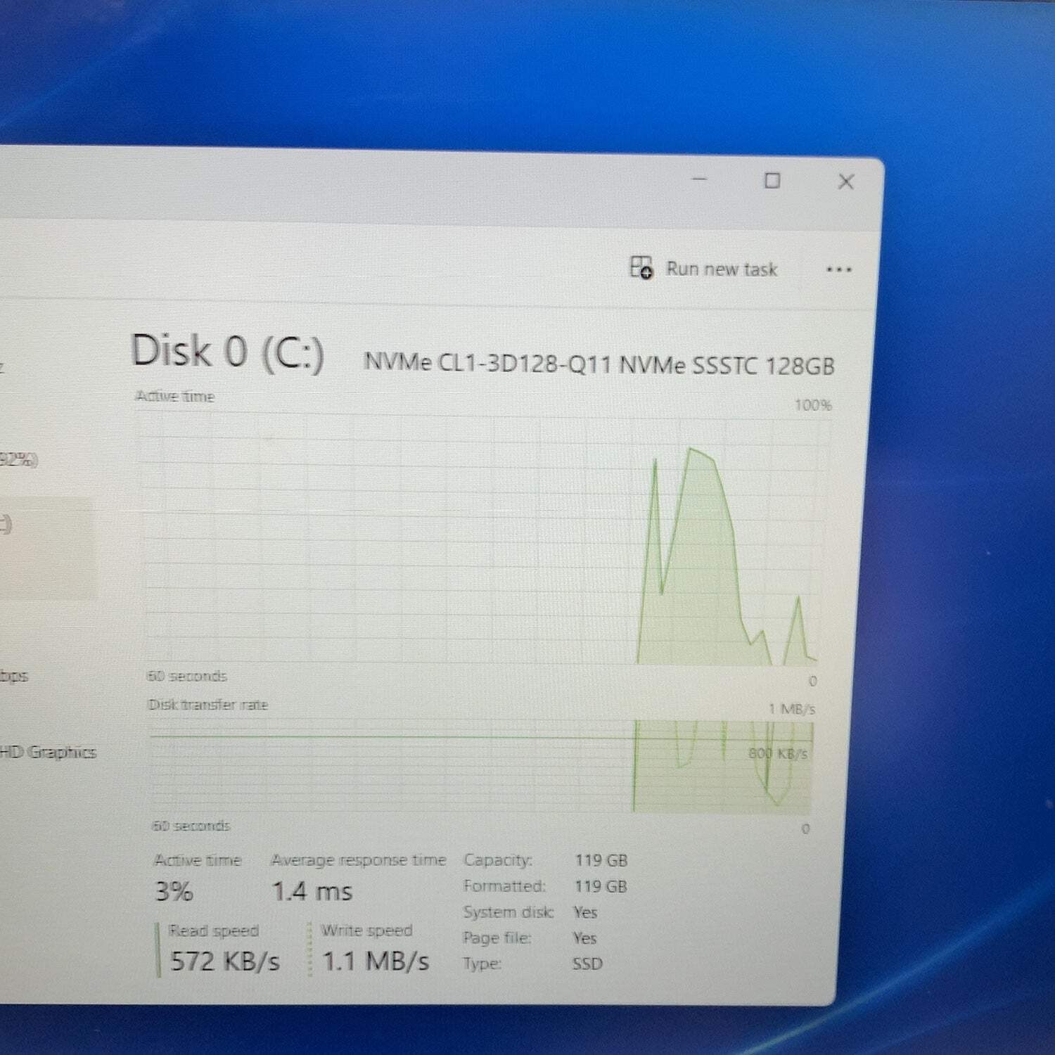 Dell Inspiron OAN9SQ9 15.3″ i3-1115G4 3.0GHz 4GB RAM 128GB SSD