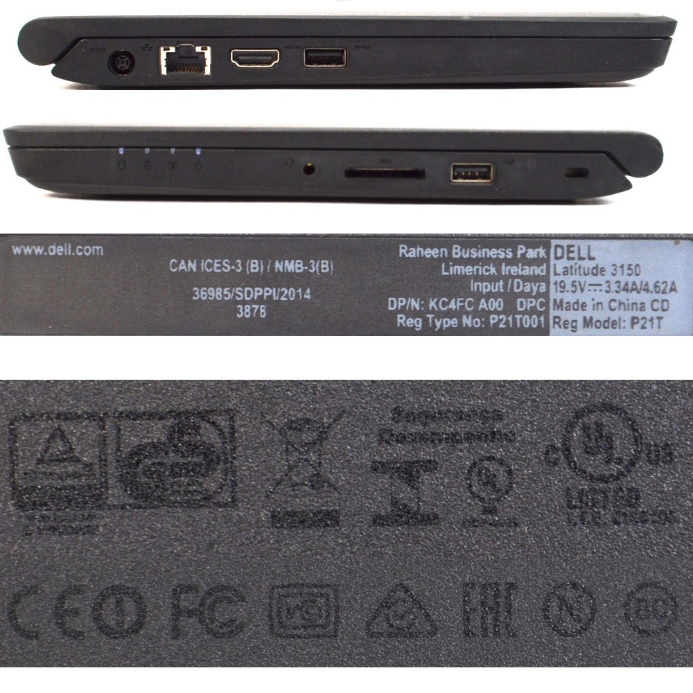 Dell Latitude 3150 11.5″ Laptop Intel Celeron N2840 21.6GHz 250GB 8GB Win10 Home