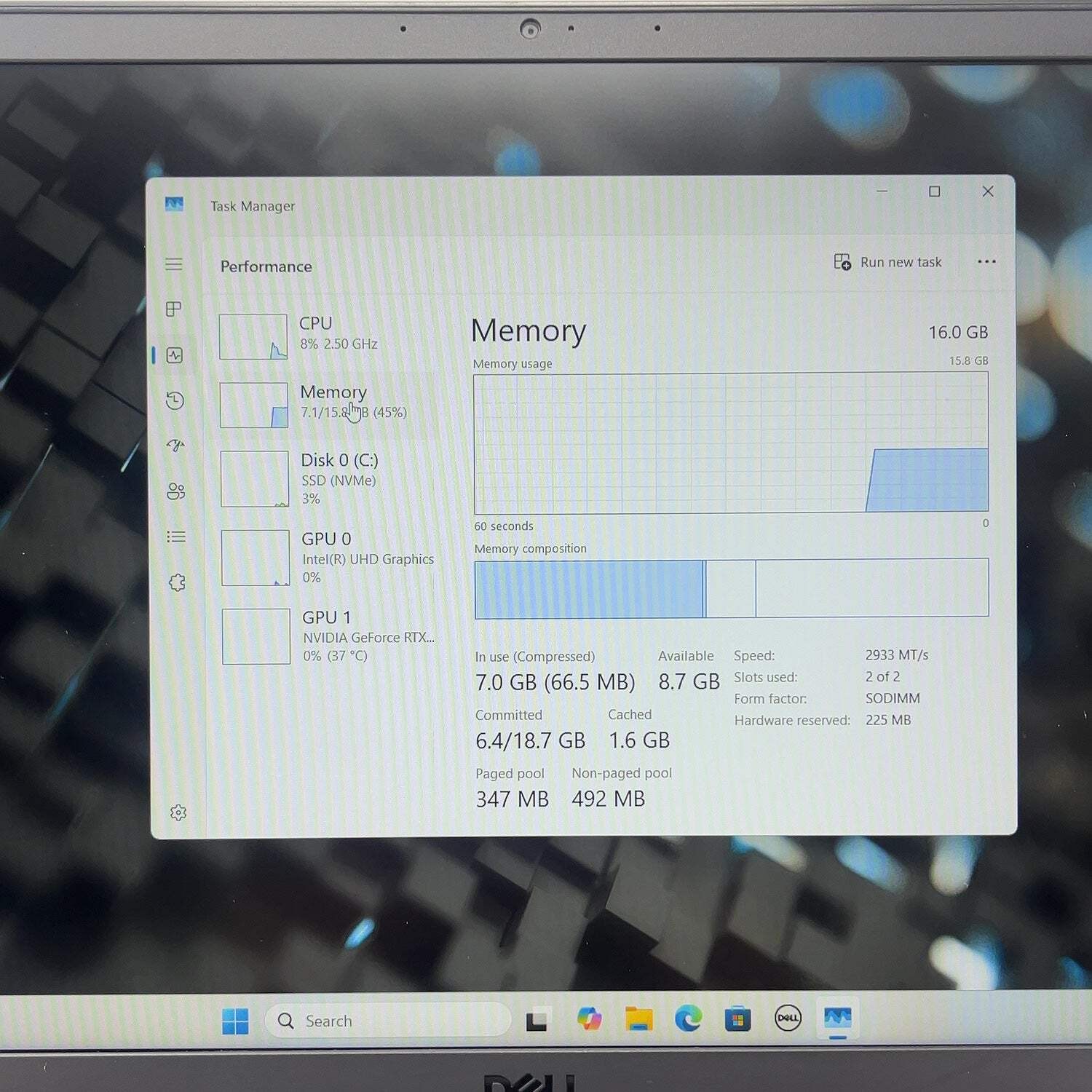 Broken Dell G15 5510 15.6″ i7-10870H 16GB RAM 512GB SSD GeForce RTX 3060 READ