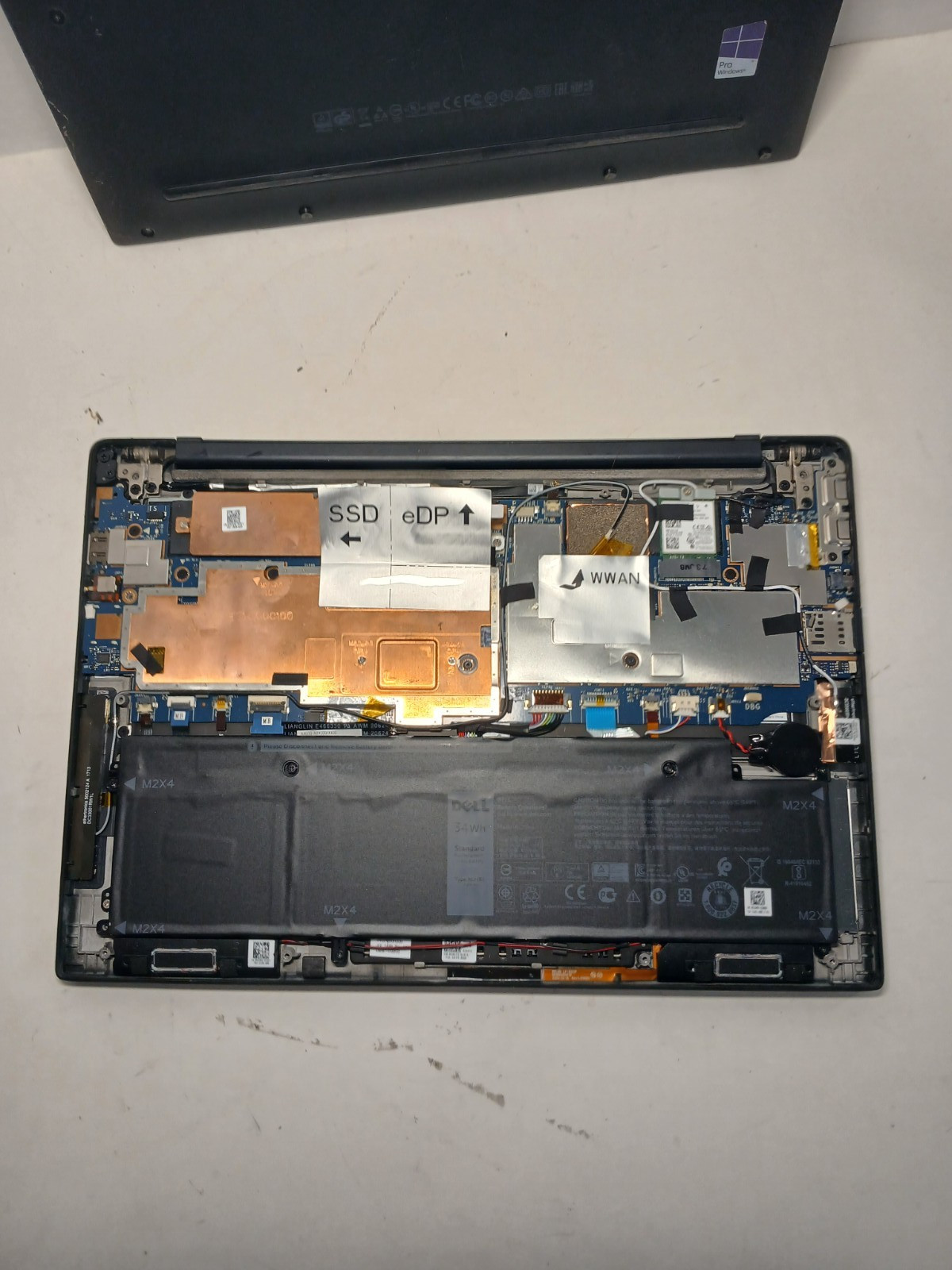Dell Latitude 7370 m7-6Y75 16GB RAM No SSD/HDD/OS! BAD LCD #97