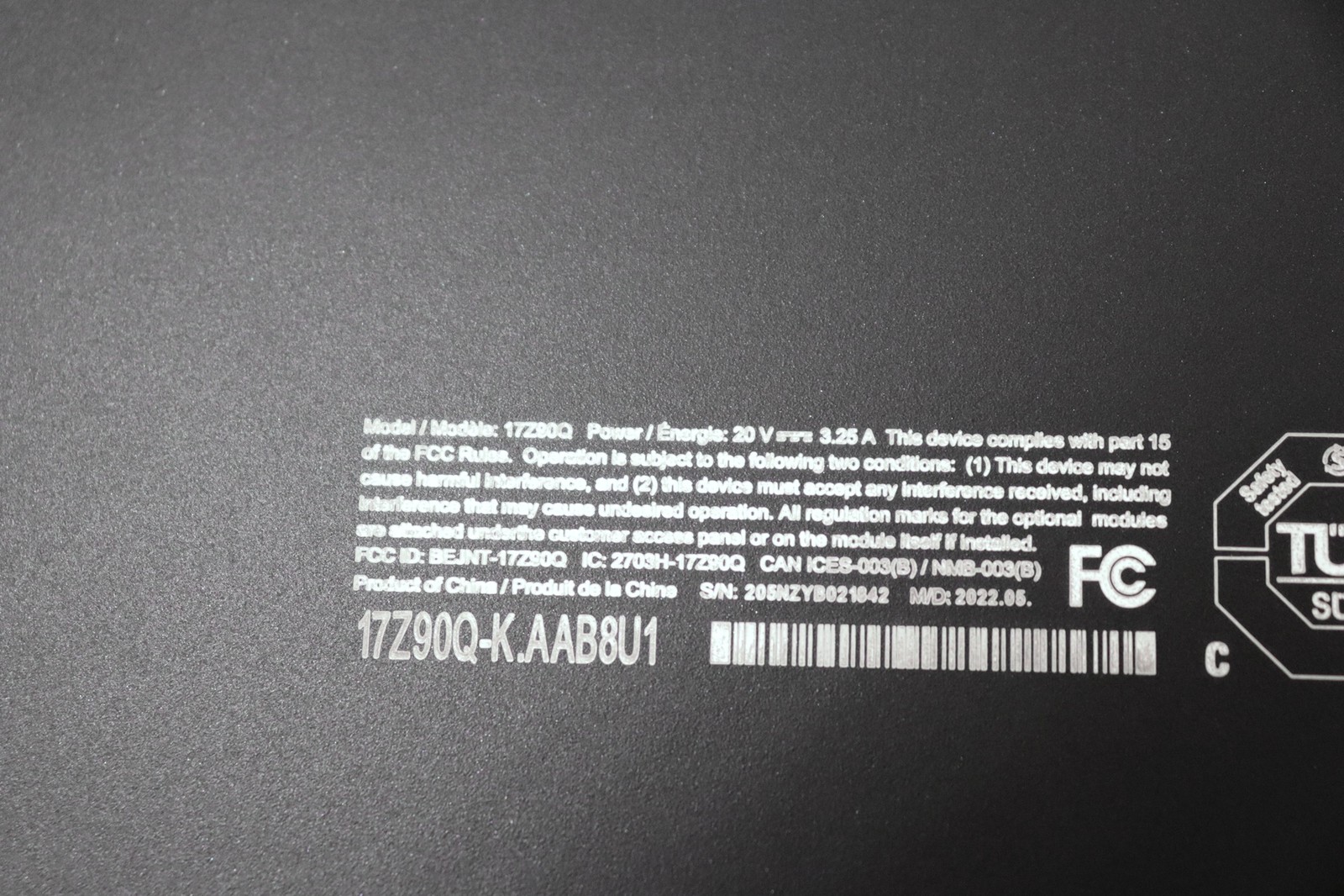 LG Gram 17Z90Q-K.AAB8U1 17″ Intel Core i7-1260P 16GB 1TB NVMe Win 11 Home
