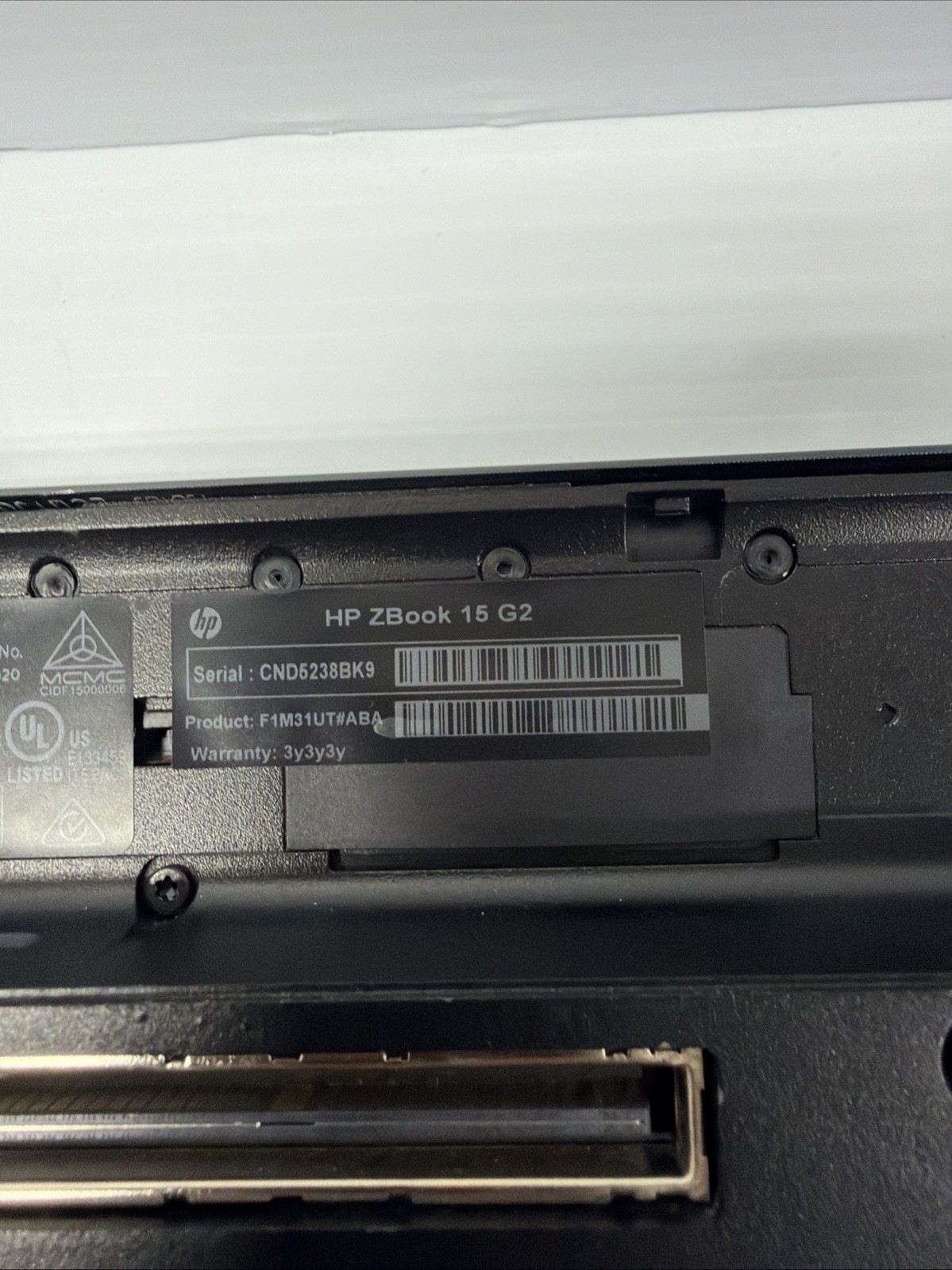 Lot 2 HP ZBook 15 G1-G2 Mobile Workstations For Parts Repair Memory Error