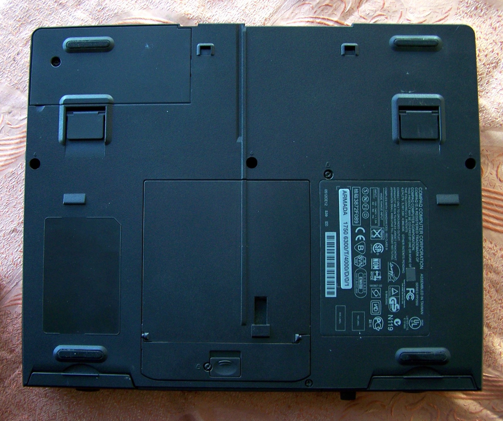 Vtg Compaq Armada 1750 Intel P2 Windows 95 Serial Parallel- ΝΟ 1590 ibm dos e500