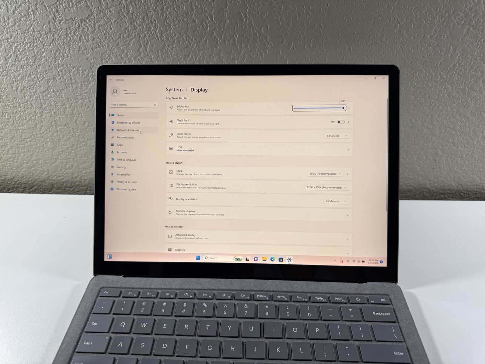 Microsoft Surface Laptop 5 13.5” 1950 Intel Core i7-1265U 16GB RAM 512GB NVME