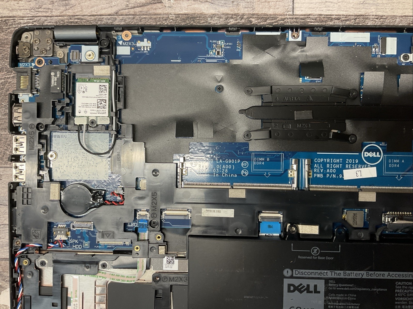 Dell Latitude 5500 / Intel Core i5 8th Gen / BIOS Unlocked / Parts Repair / J6