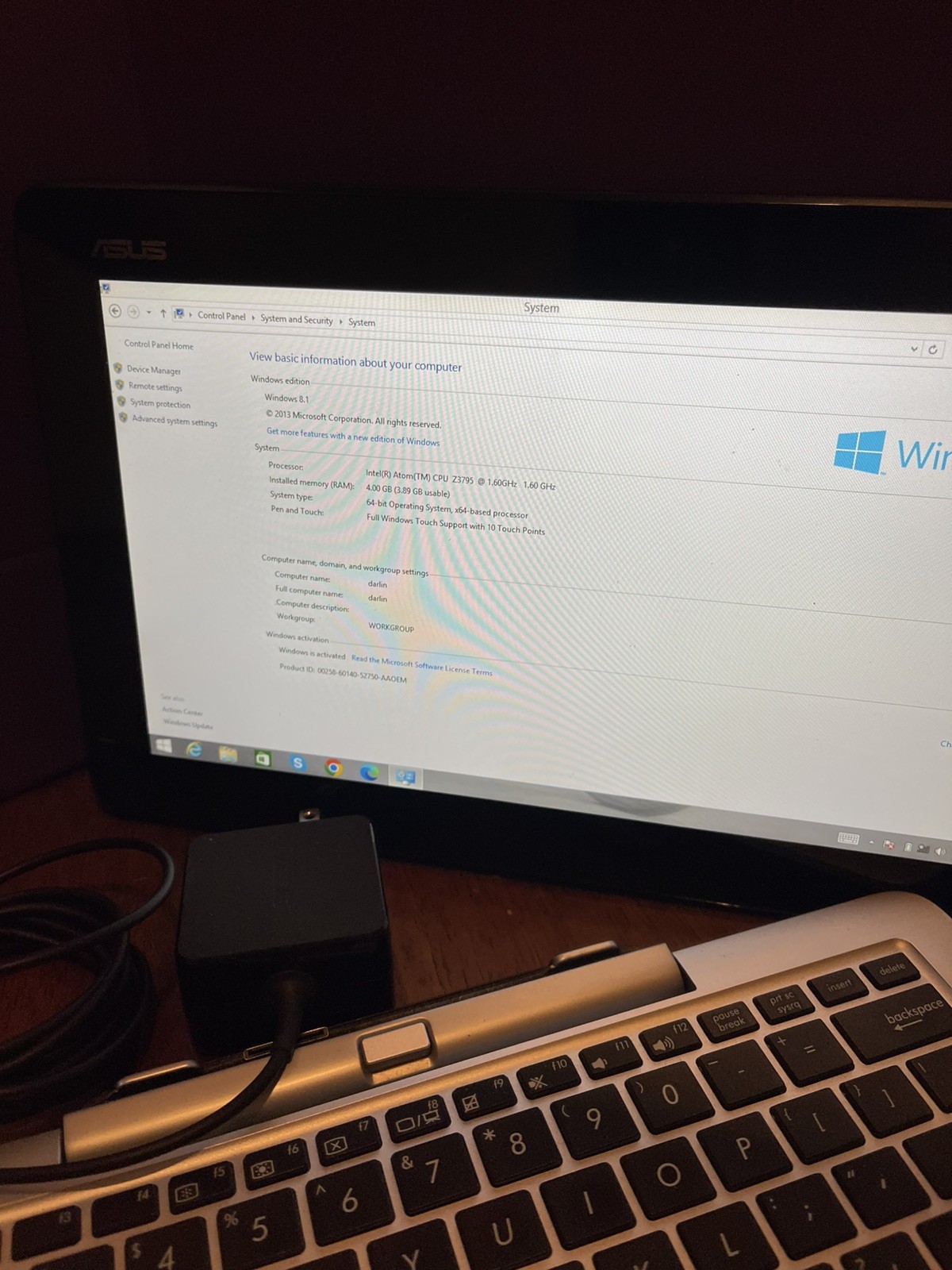 ASUS/T200T LAPTOP/TABLET/TRANSFORMER BOOK /TOUCH/SCREEN Excelent Condition!