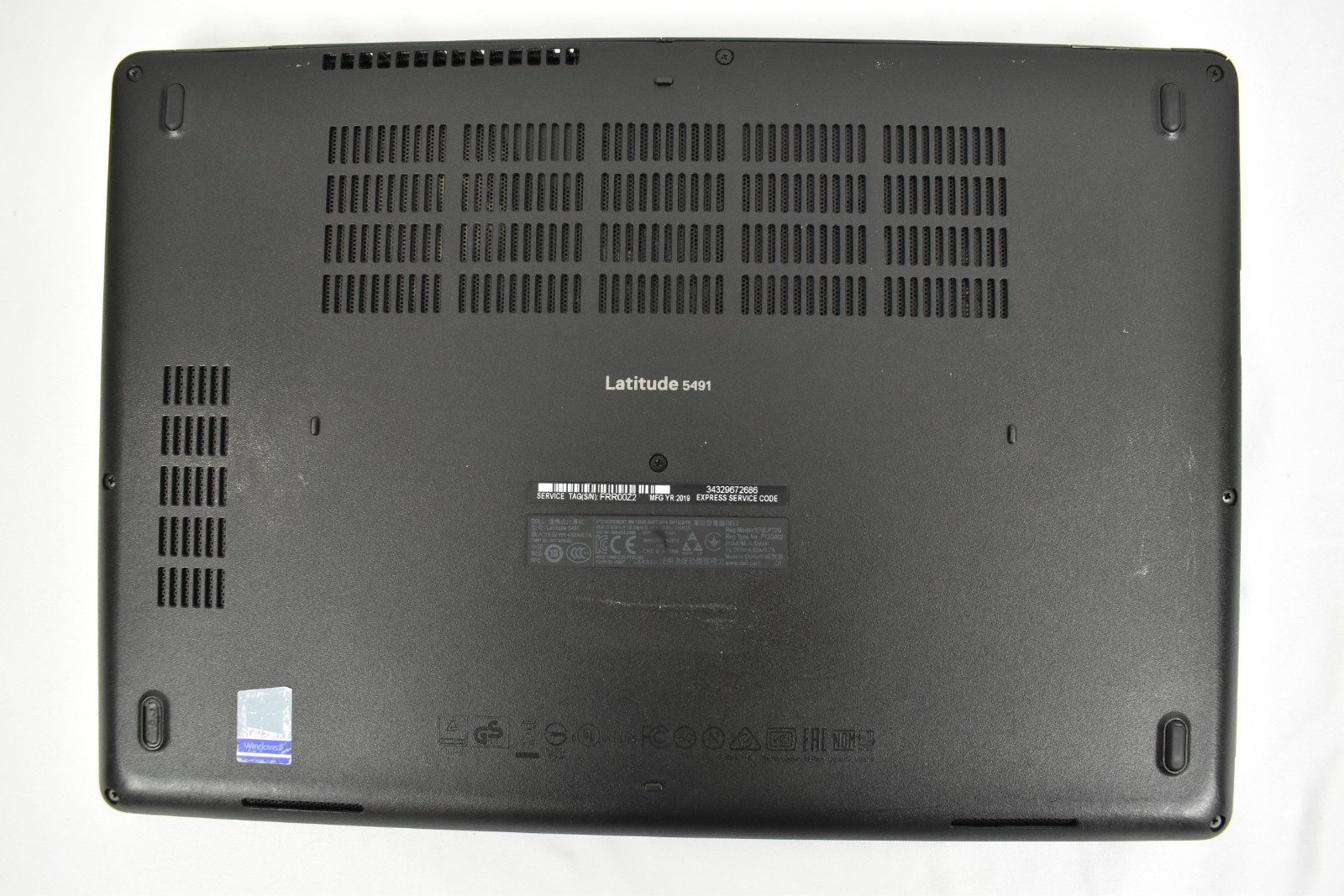 Dell Latitude 5491 Laptop i7-8850H 2.6GHz 16GB 256GB SSD No OS Parts or Repair
