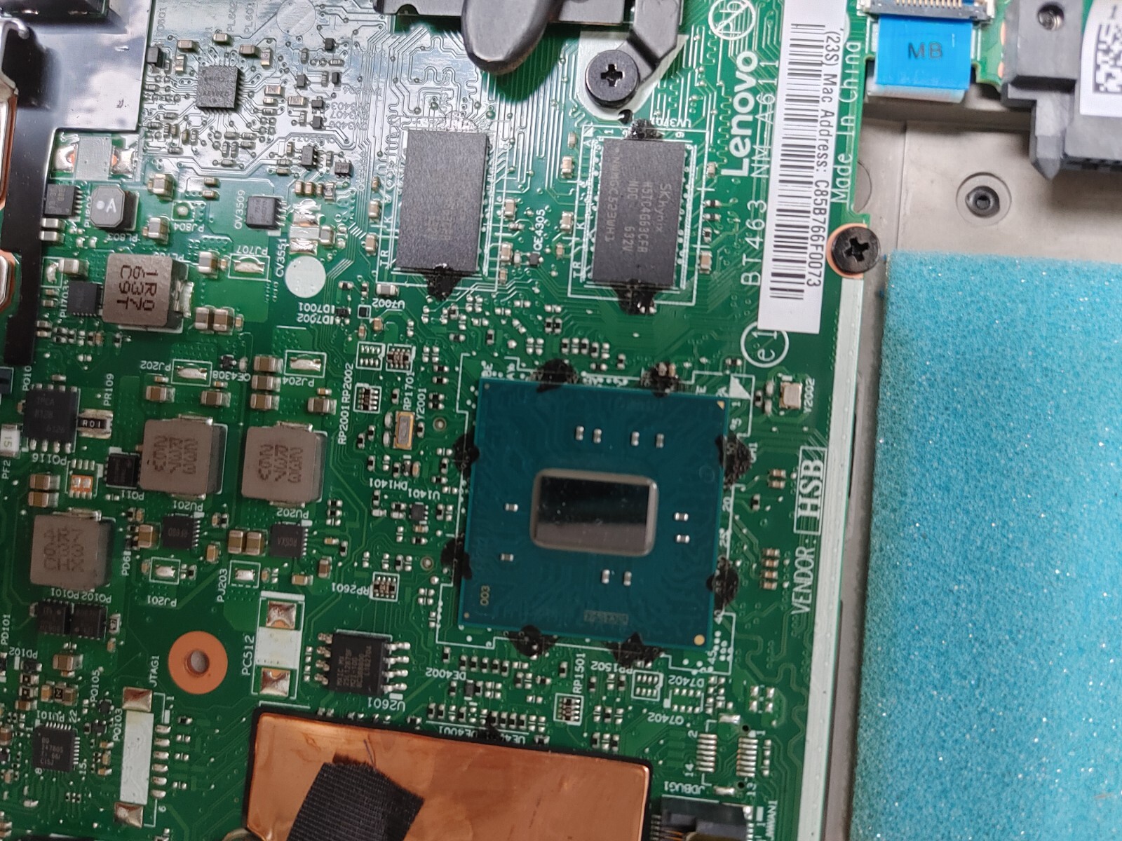 Lenovo ThinkPad Core i7-6700HQ@ 2.60GHz, NO RAM ,NO HD ( Selling Motherboard)