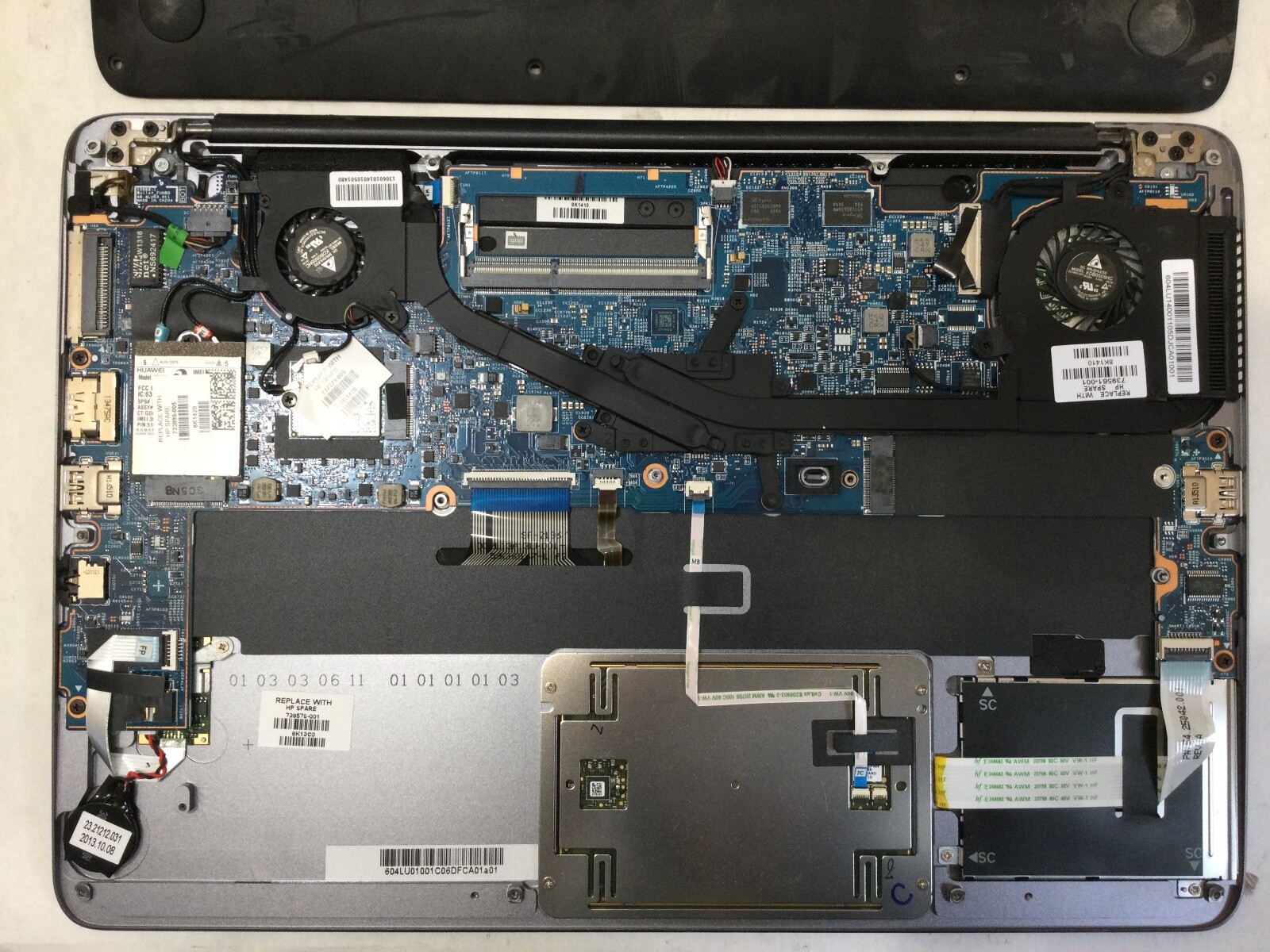 HP FOLIO 1040 – INTEL I7 vPRO – NO RAM – BOOTS TO BIOS – READ DESCRIPTION – BB!!