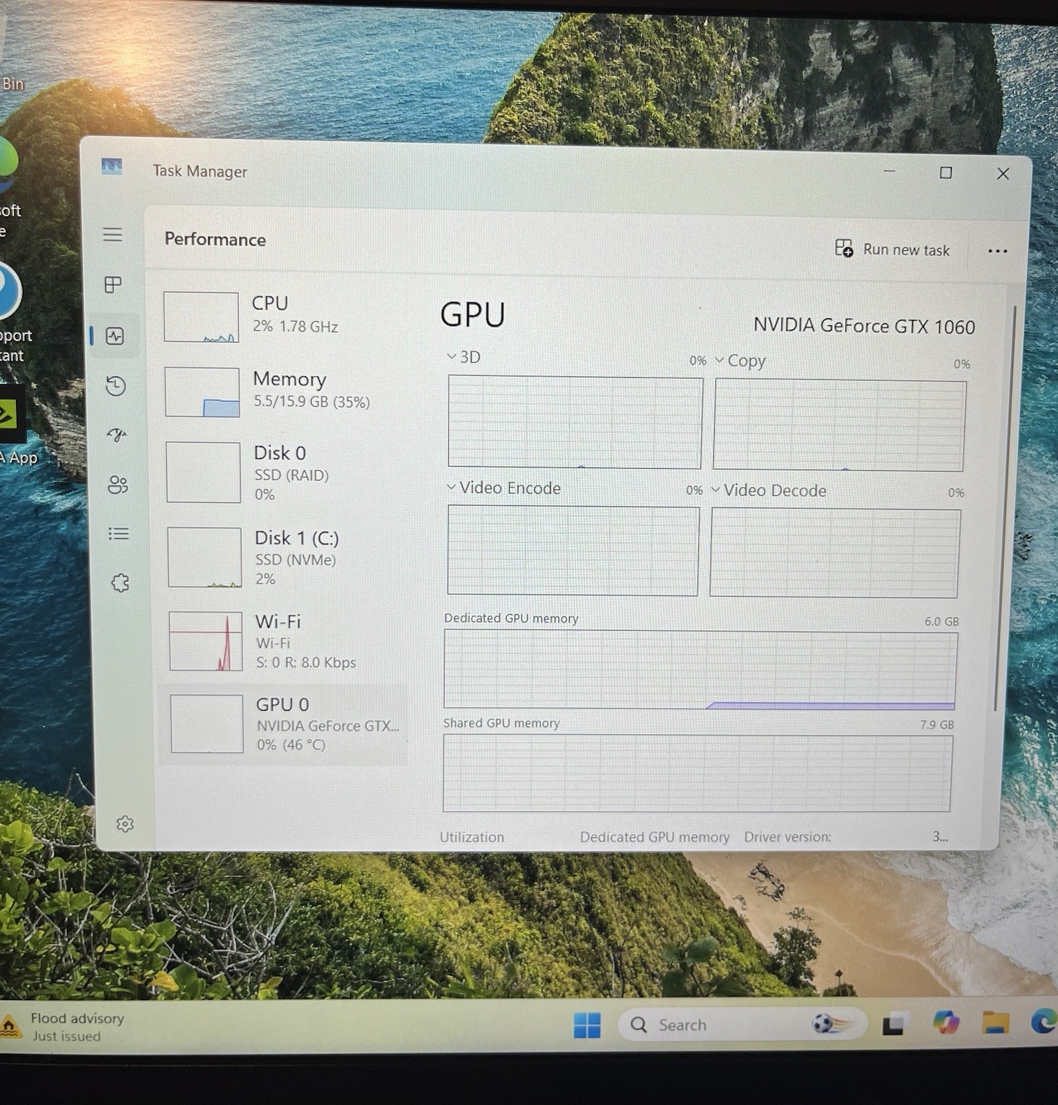 HP OMEN 15 Gaming Laptop GTX 1060 6GB i7-8750H 16GB RAM 750GB SSD Win 11