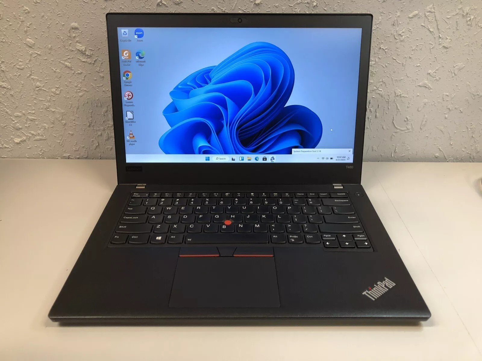Lenovo ThinkPad T480 14″ FHD Laptop Core i7 8650u 8GB Ram 256GB SSD Windows 11
