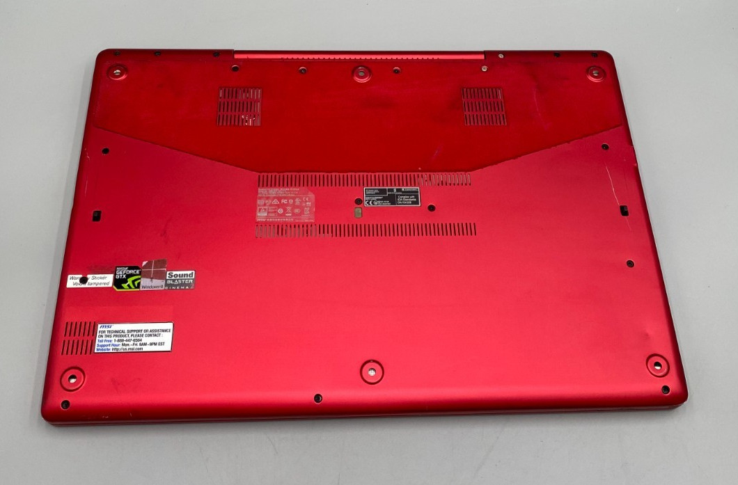 MSI MS-1773 17.3″ i7-4710HQ 2.5GHz 500GB SSD 16GB DDR3 Gaming Laptop Red C/READ