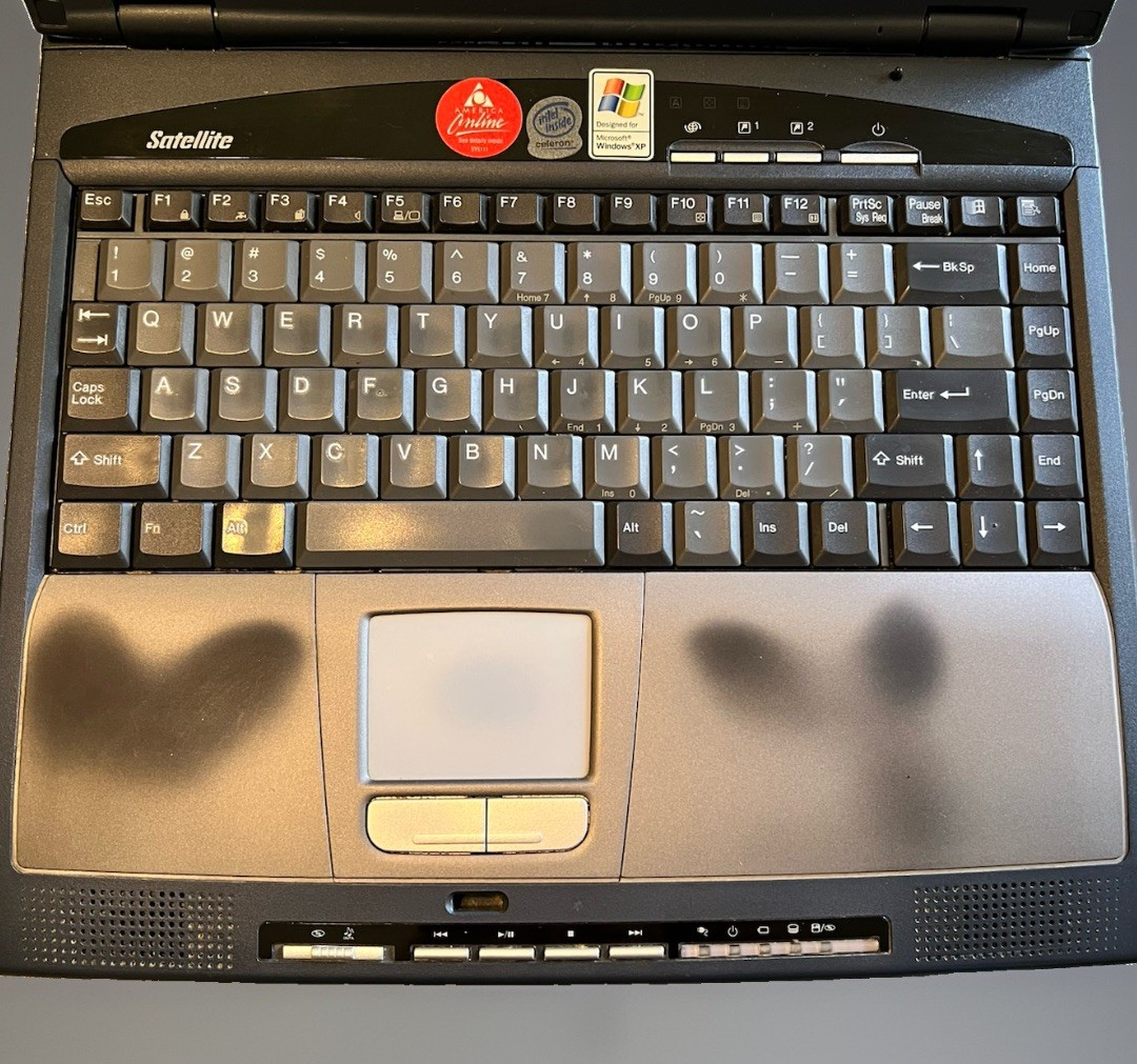 Toshiba Satellite 1805 Windows XP Laptop Tested DVD AC Adapter 496MB RAM