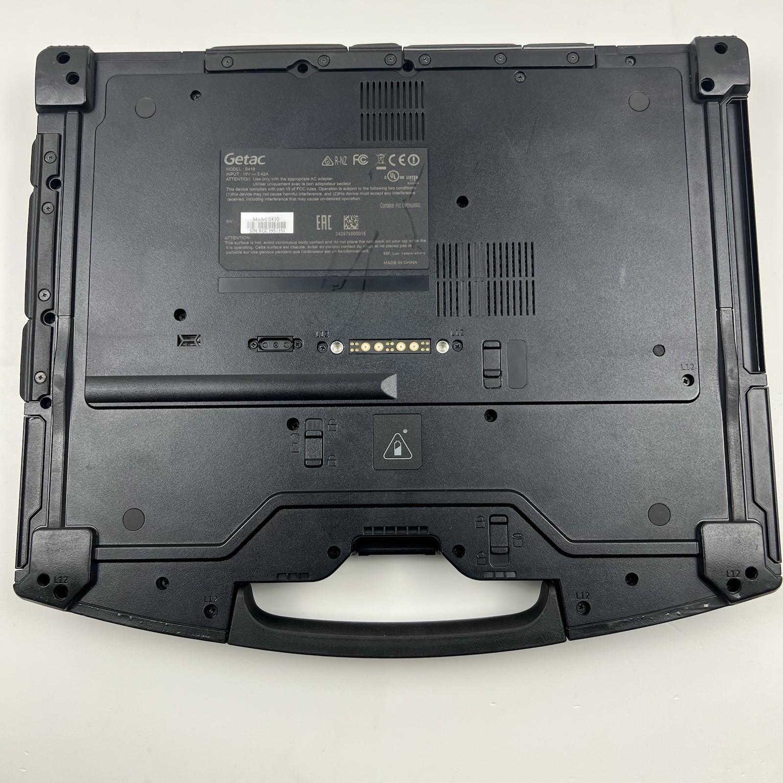 GETAC S410 G3 Rugged Laptop 14″ FHD Touch i5-8265u 8GB 256GB GPS with Charger