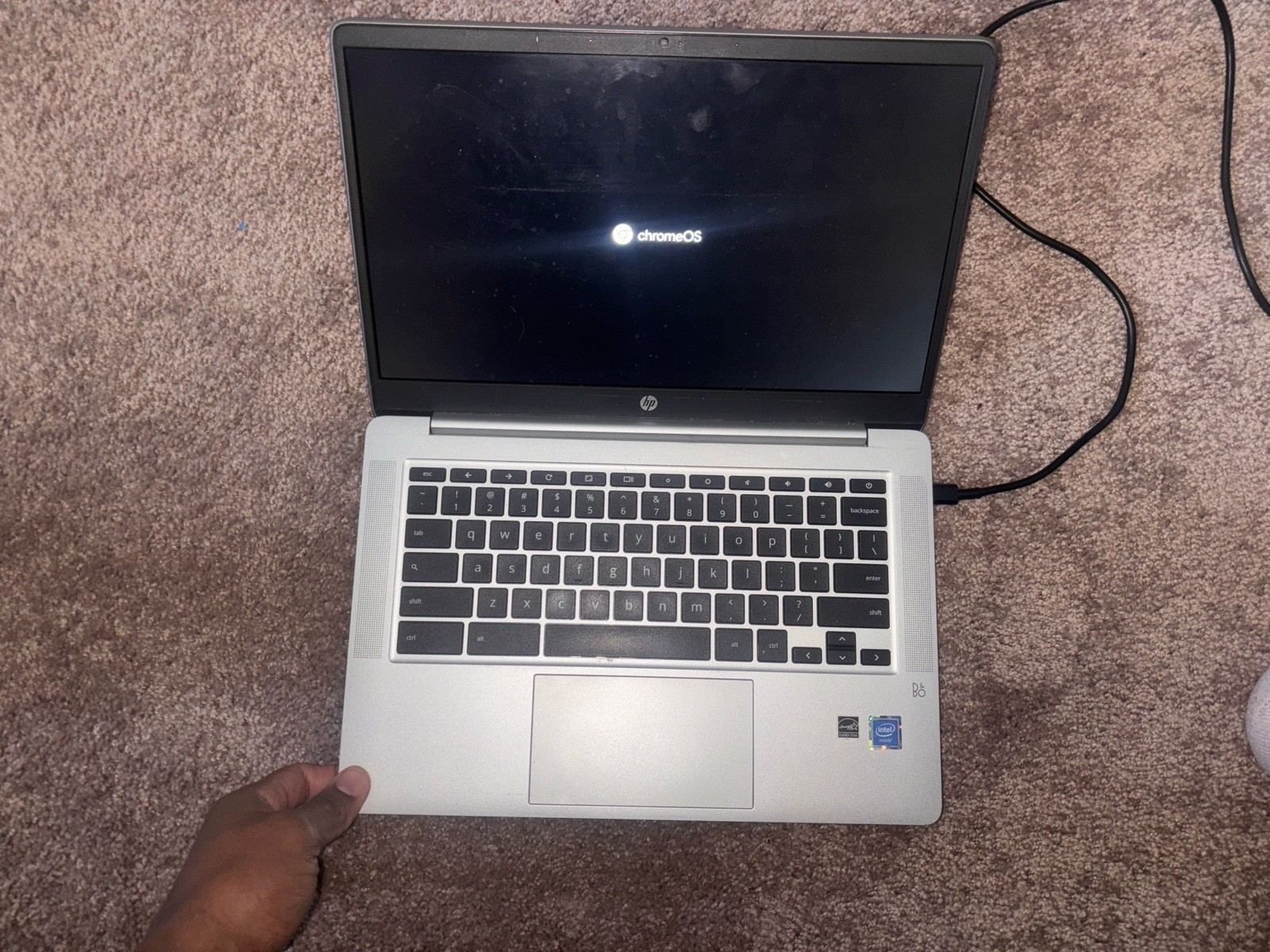 HP Chromebook 14a 14″ (64GB HDD, Intel Celeron N4020, 1.10 GHz, 4GB) Laptop -…