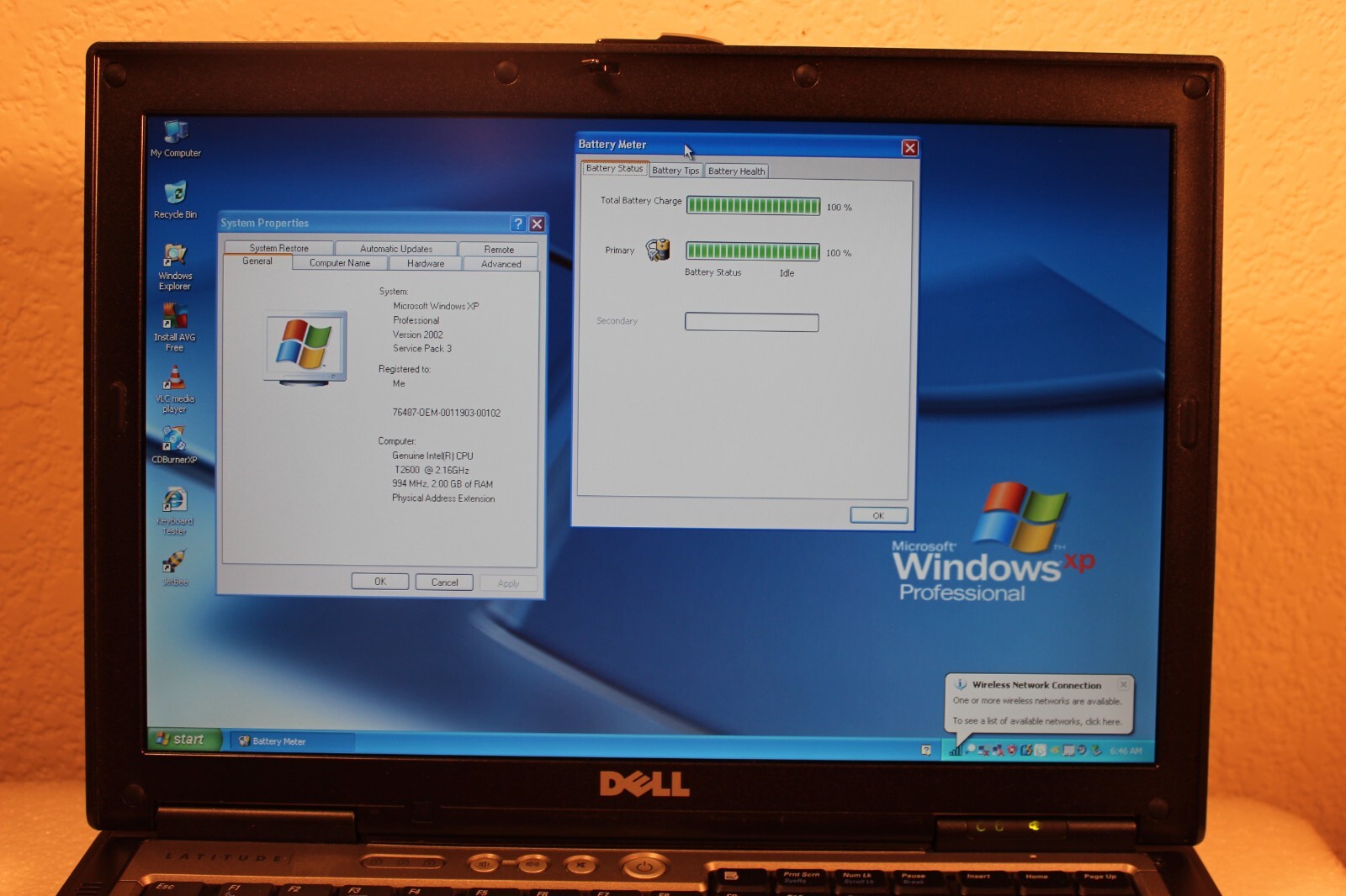 Dell D620 (1.83GHz/2GB/160GB/DVDRW) WXGA+ Windows XP PRO, SERIAL Port