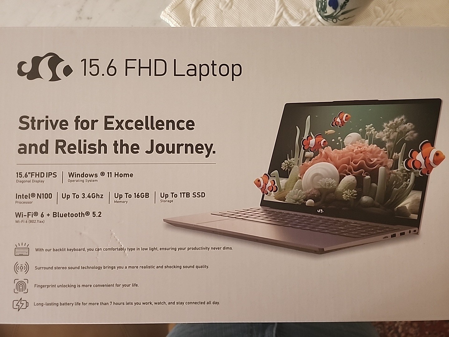 15.6″ FHD IPS Business Laptop, Intel Core i3-1215U