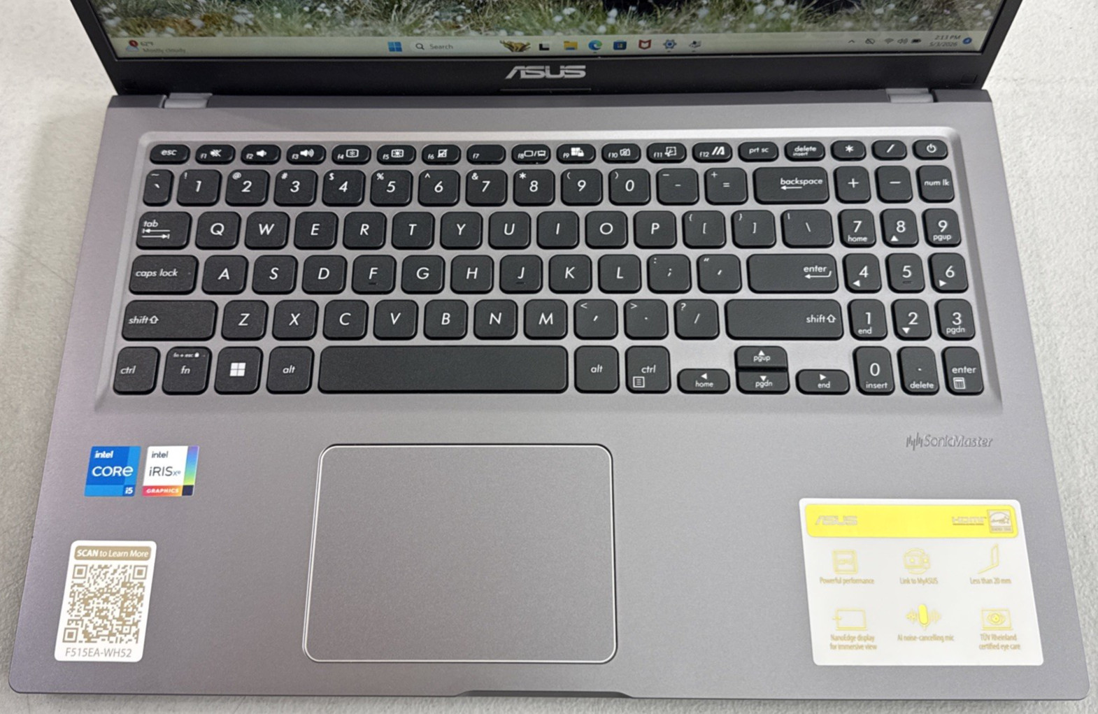 ASUS Vivobook F515EA-WH52 Intel Core i5-1135G7 8GB 512GB SSD 15.6 IPS Touch W11H