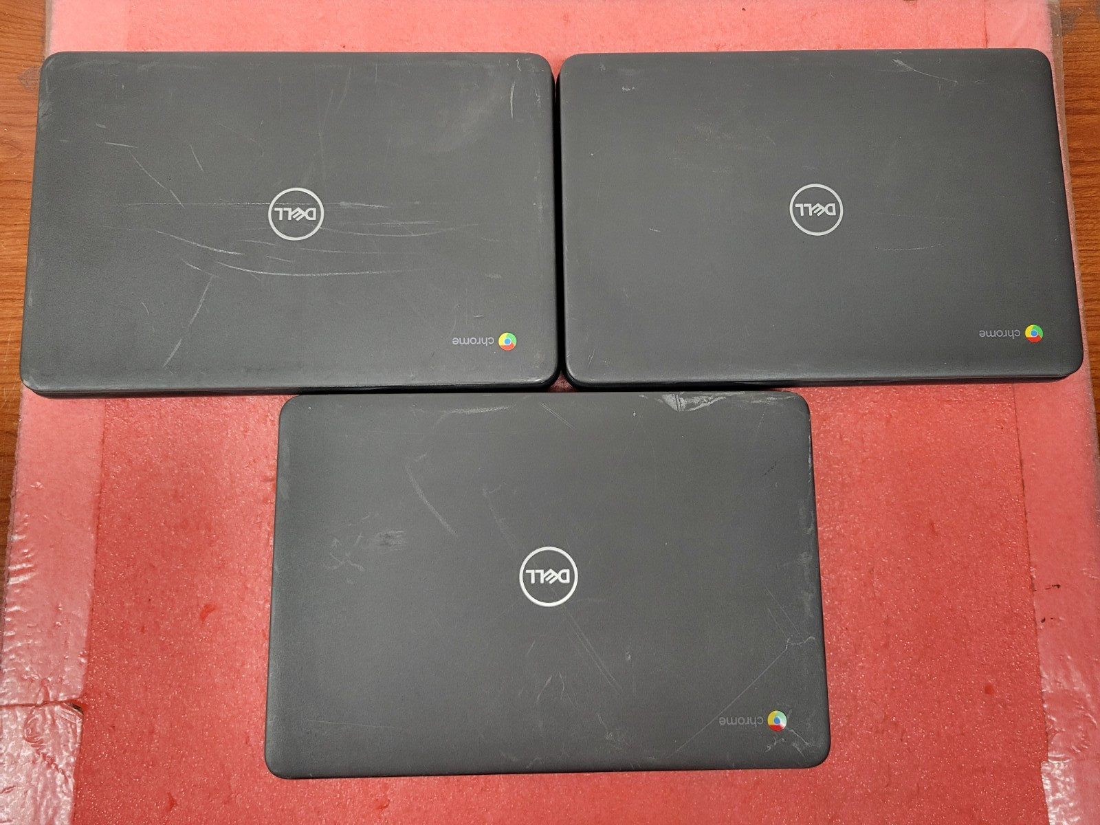 3x Dell Chromebook 3100 Intel Celeron N4000 4GB RAM 16GB SSD | LP530DS