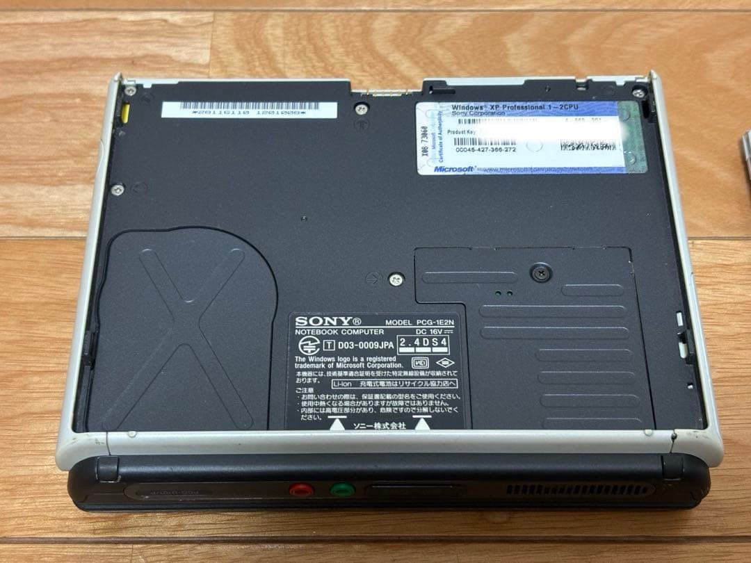 Sony VAIO PCG-U101/P Ultra Mobile PC WinXP Pro UMPC Tested Working Japan Vintage