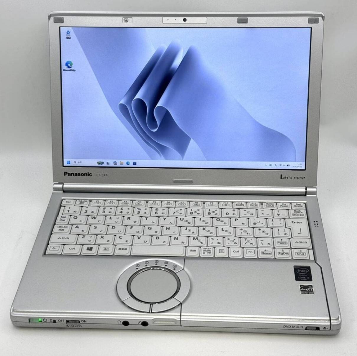 Panasonic Let’s Note CF-SX4 i5 2.40GHz RAM 8GB SSD 256GB DVD Win11pro w/AC