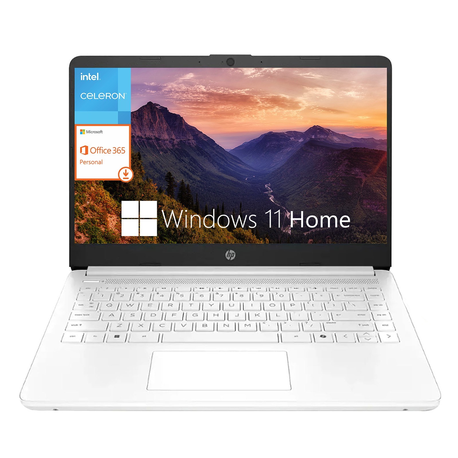 HP 14″ Business Laptop,Intel Celeron N4500,4GB RAM,64GB eMMC,1-Year Office 365