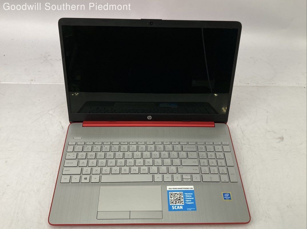 HP 15-dw1083wm Pentium 6405U 2.4GHz 4Gb RAM 128Gb SSD Red Laptop – Tested